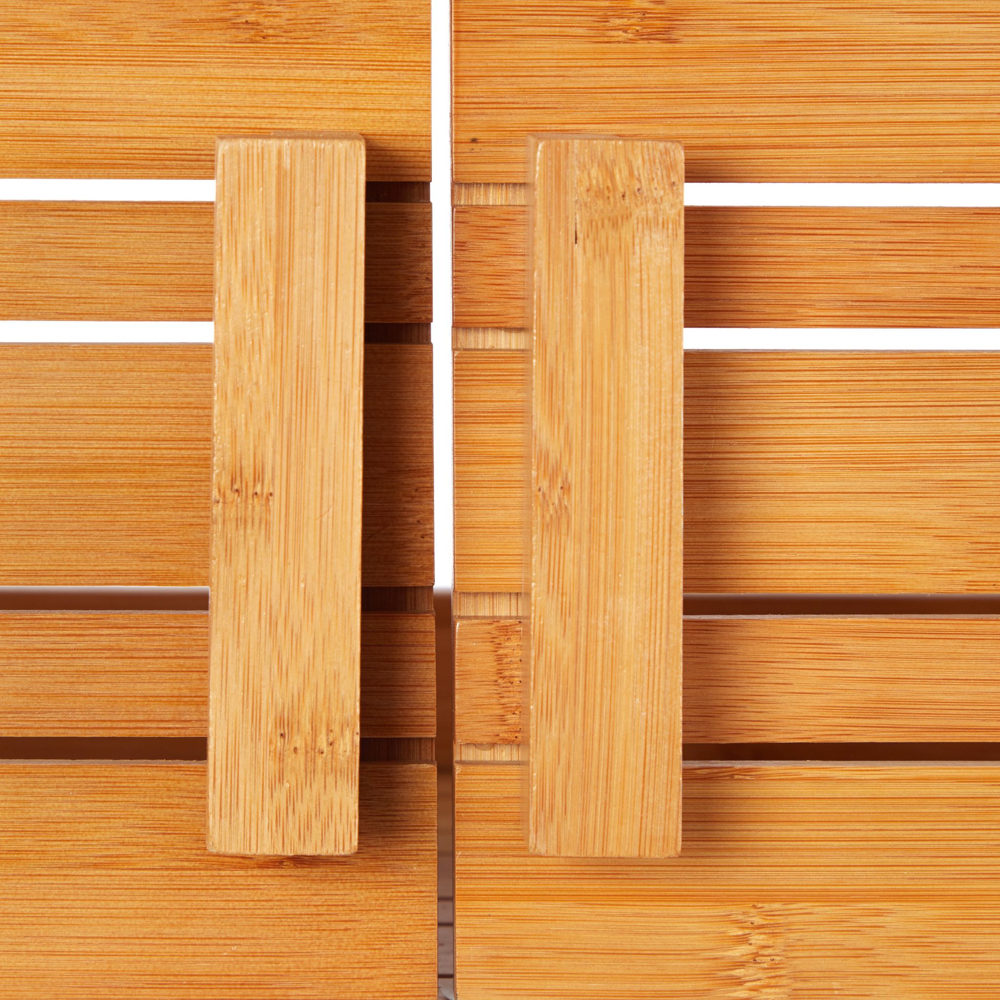 Waschmaschinenschrank Bambus Hellbraun von Relaxdays