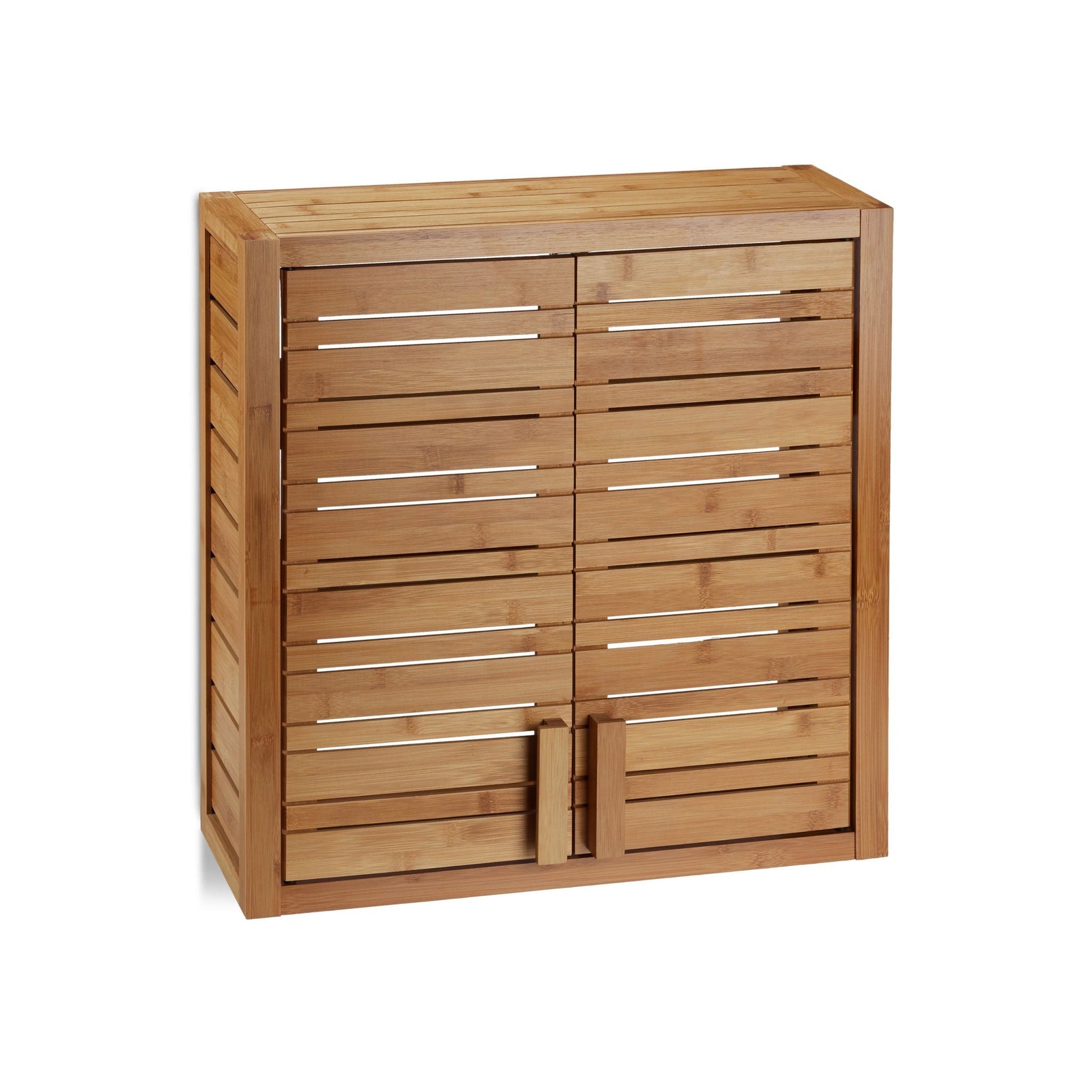 Wandschrank Bambus Hellbraun von Relaxdays
