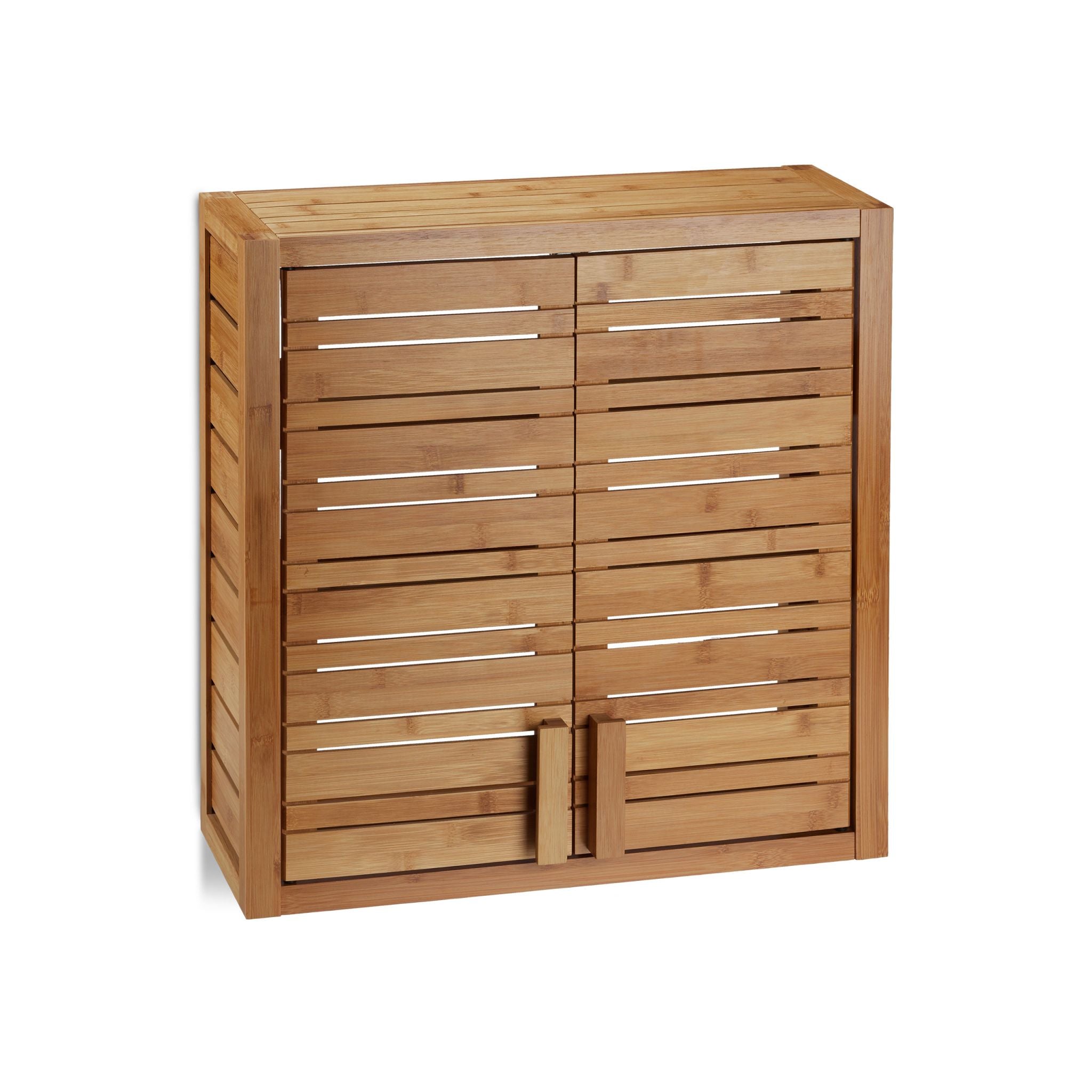 Wandschrank Bambus Hellbraun von Relaxdays