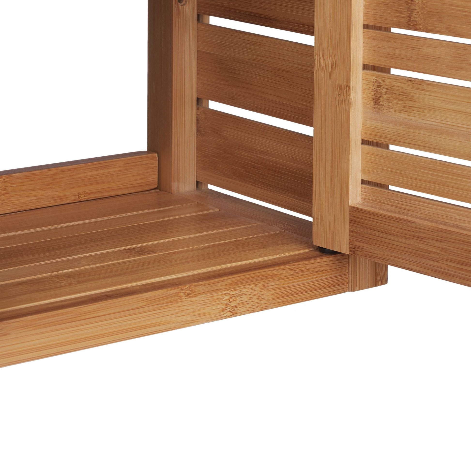 Wandschrank Bambus Hellbraun von Relaxdays