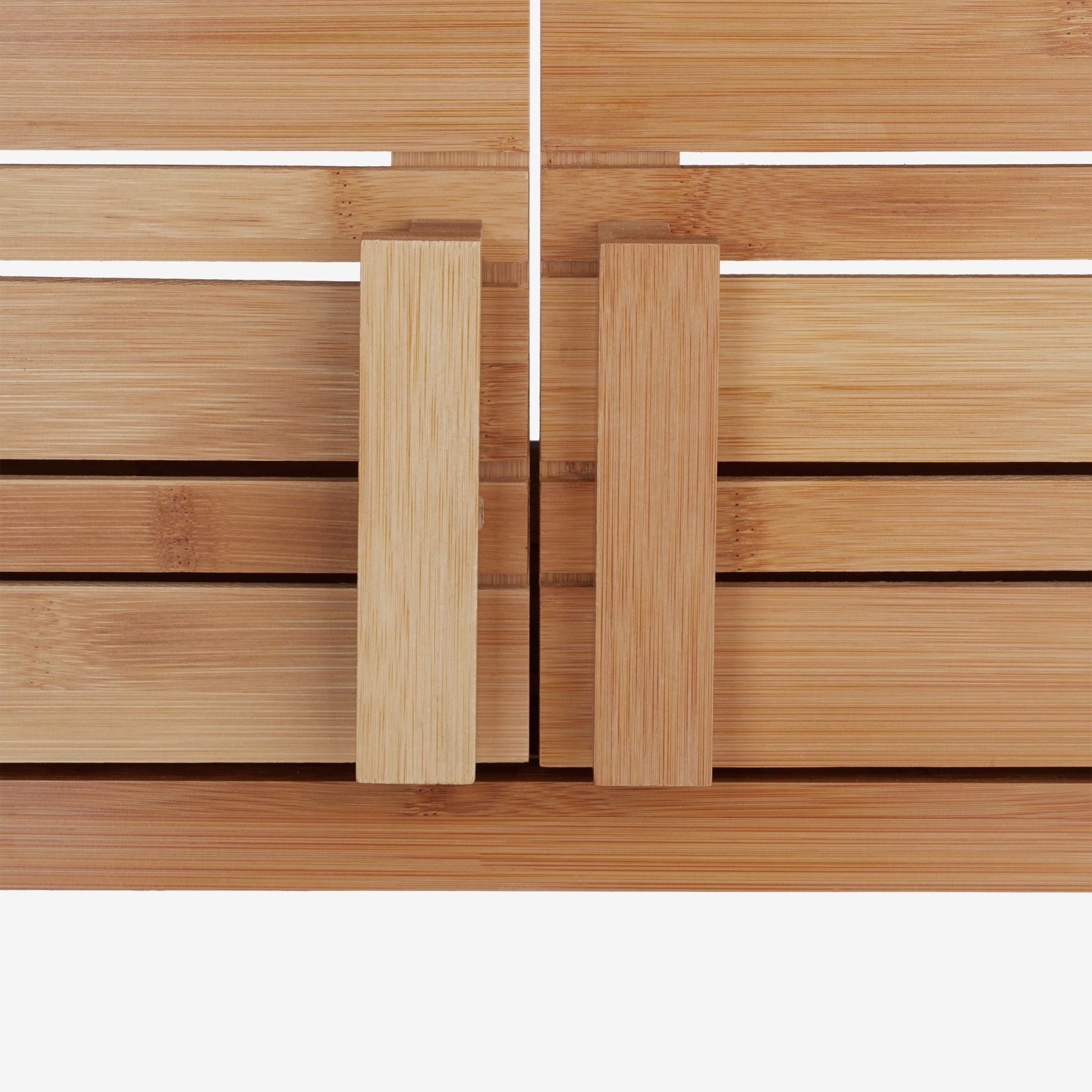 Wandschrank Bambus Hellbraun von Relaxdays
