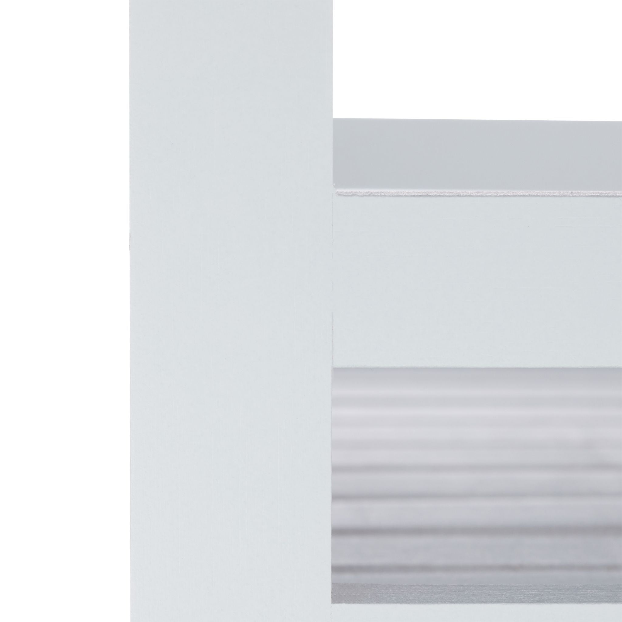 Servierwagen Bambus Weiss-Silber von Relaxdays