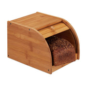 Brotkasten Bambus Hellbraun von Relaxdays