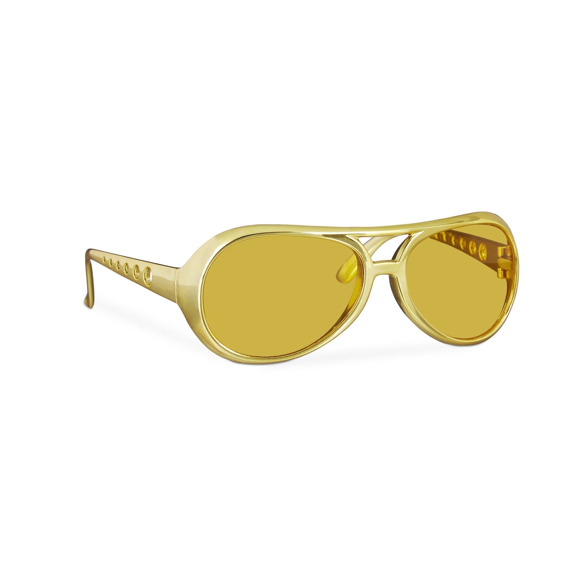 Rapperbrille Gold von Relaxdays