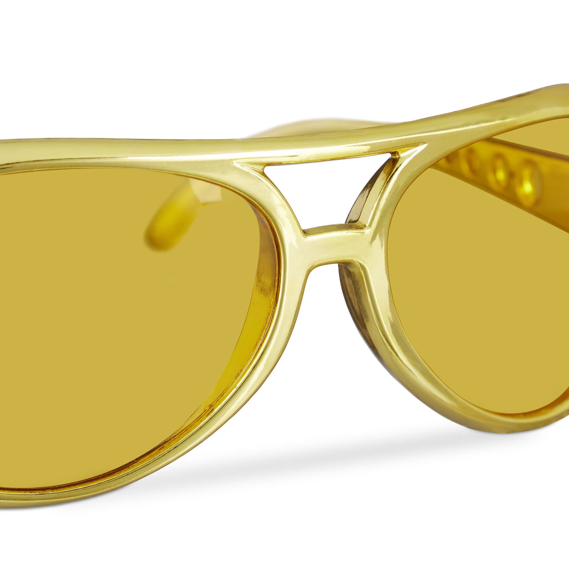 Rapperbrille Gold von Relaxdays