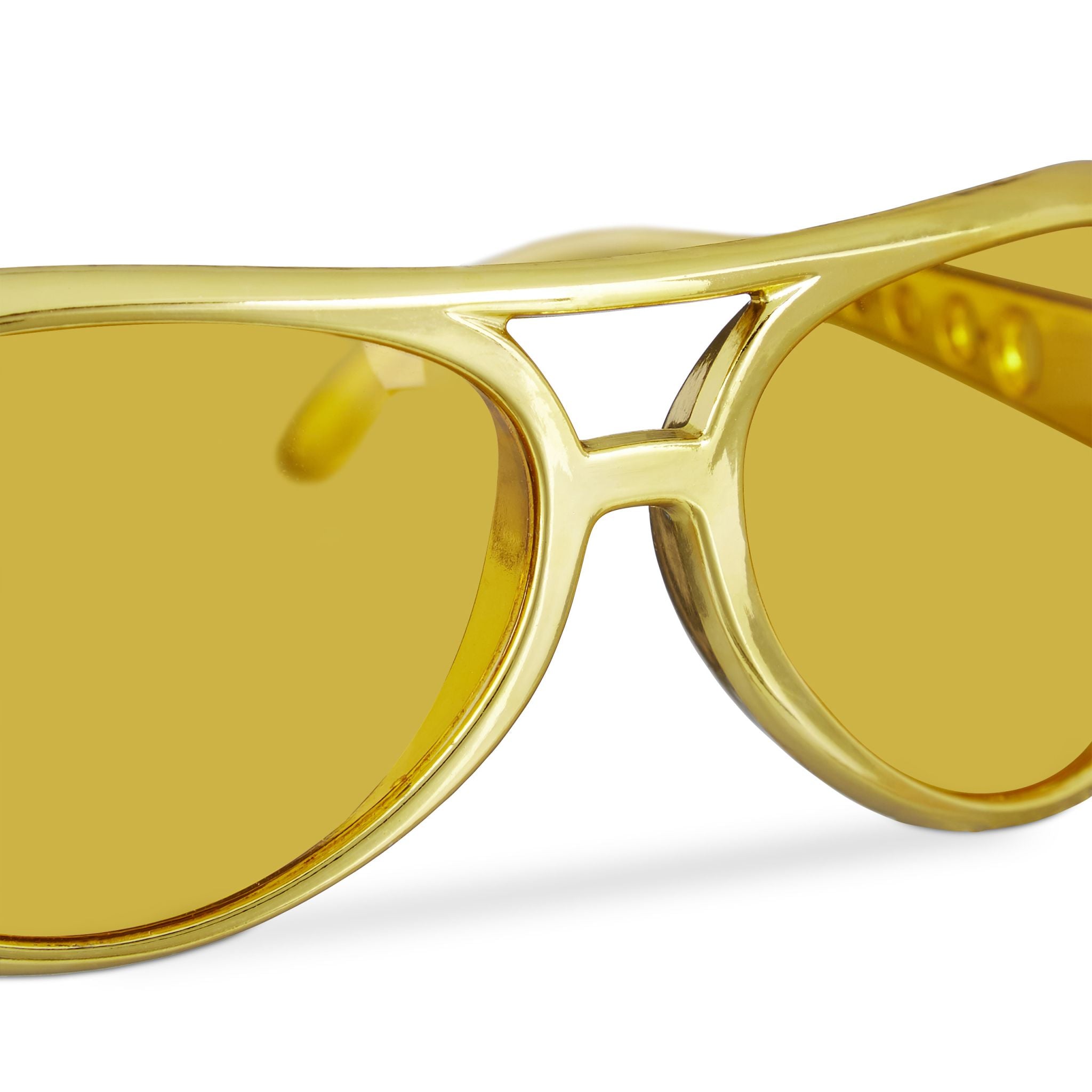 Rapperbrille Gold von Relaxdays
