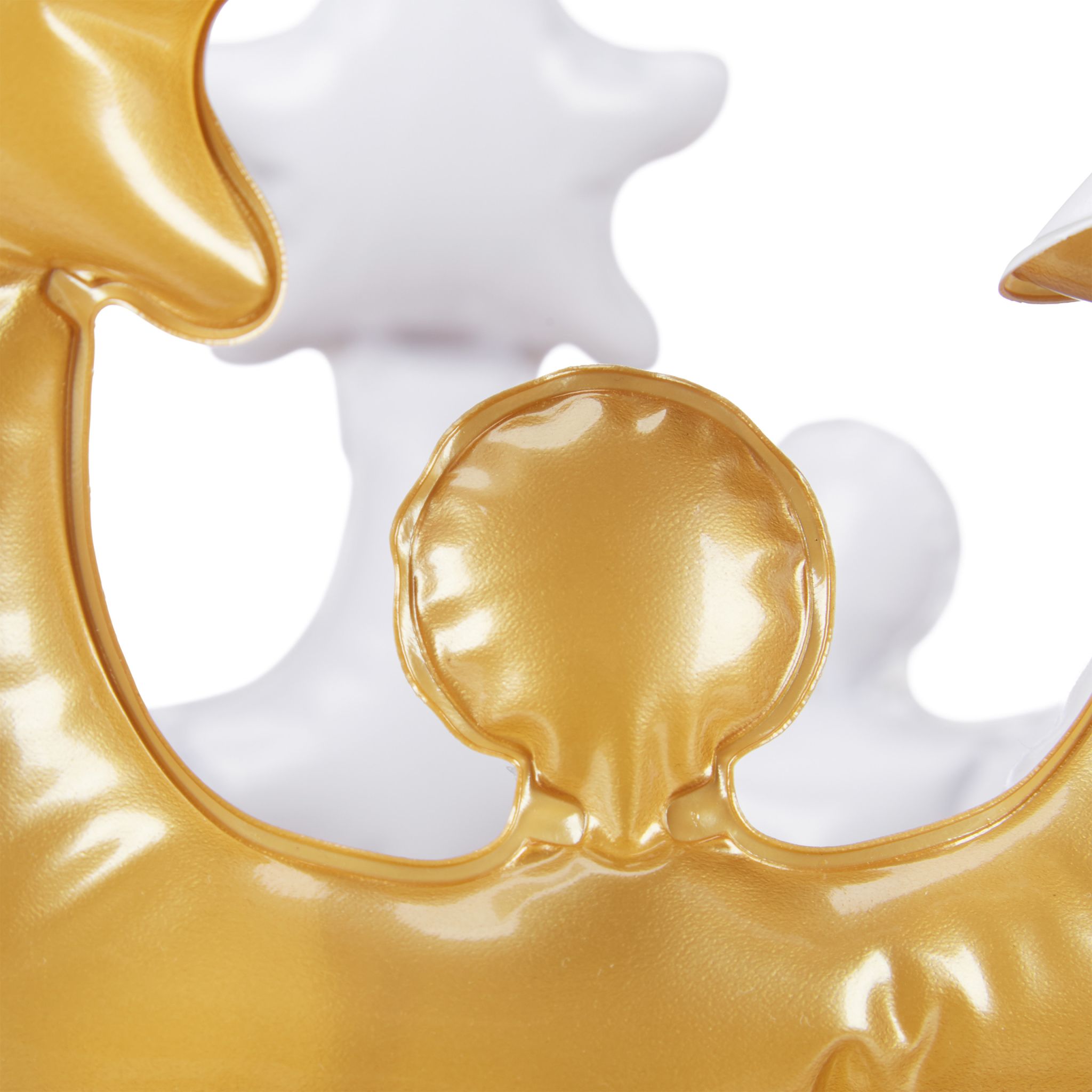 Aufblasbare Krone Weiss-Gold von Relaxdays