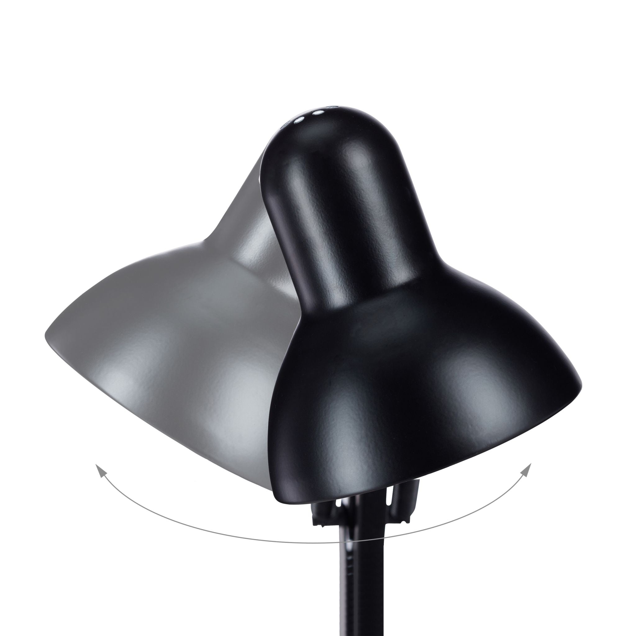Retro Schreibtischlampe Schwarz von Relaxdays