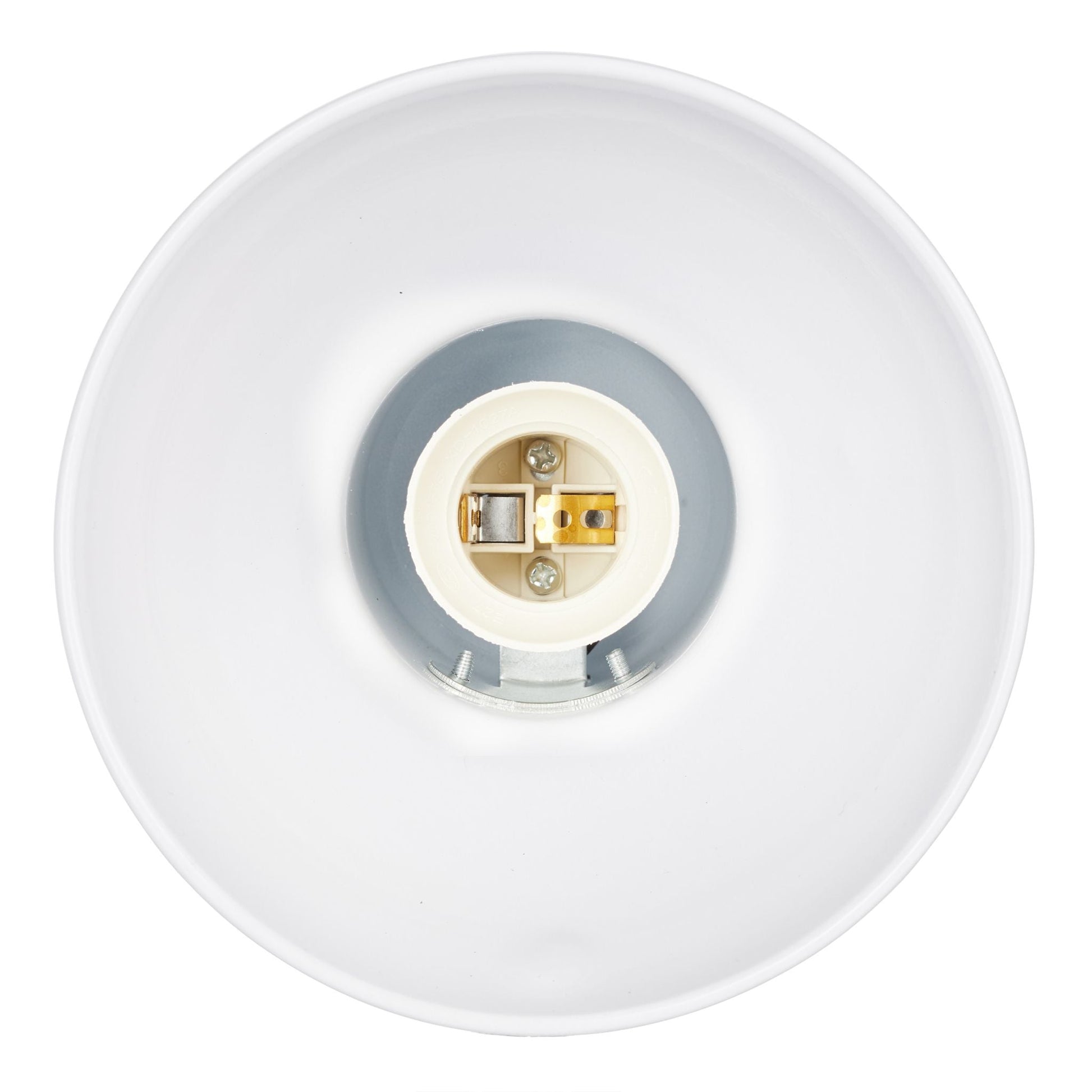Retro Schreibtischlampe Weiss-Schwarz von Relaxdays