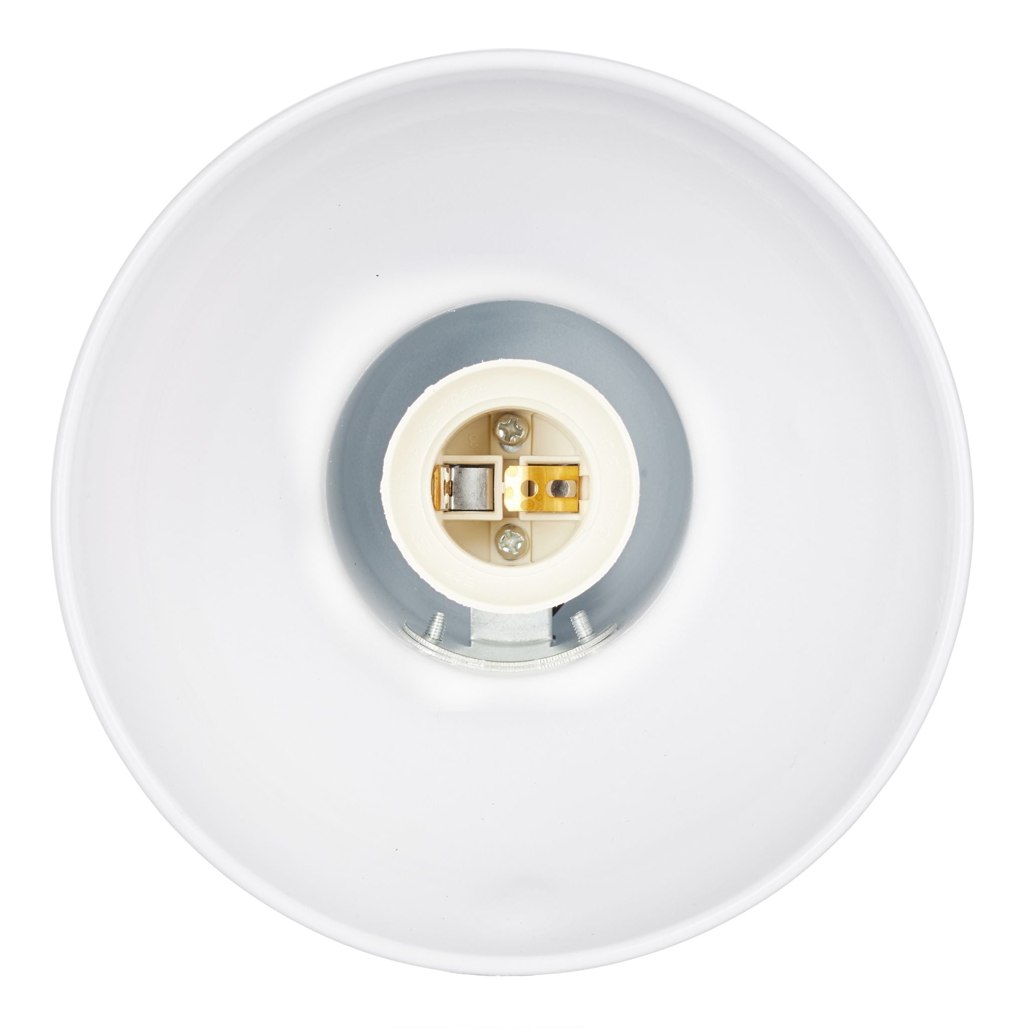 Retro Schreibtischlampe Weiss-Schwarz von Relaxdays