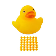 Badeente 3,5cm 48er-Set Gelb-Orange von Relaxdays