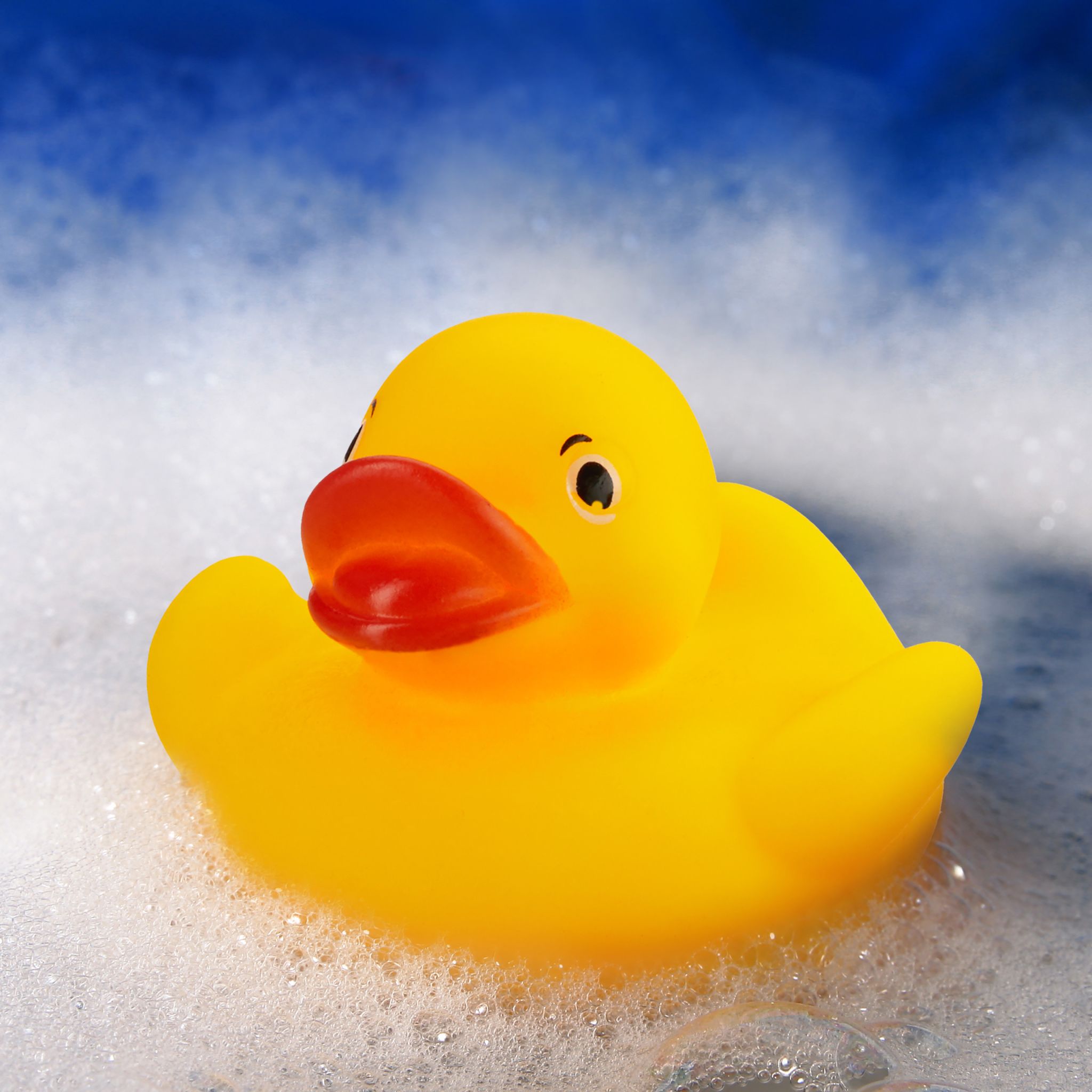 Badeente 3,5cm 48er-Set Gelb-Orange von Relaxdays