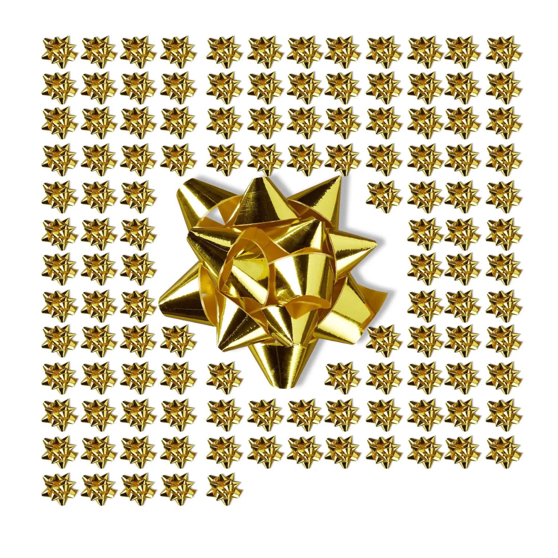 Kleine Geschenkschleifen 100er-Set Gold von guteszeug.ch