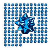 Kleine Geschenkschleifen 100er-Set Blau von Relaxdays