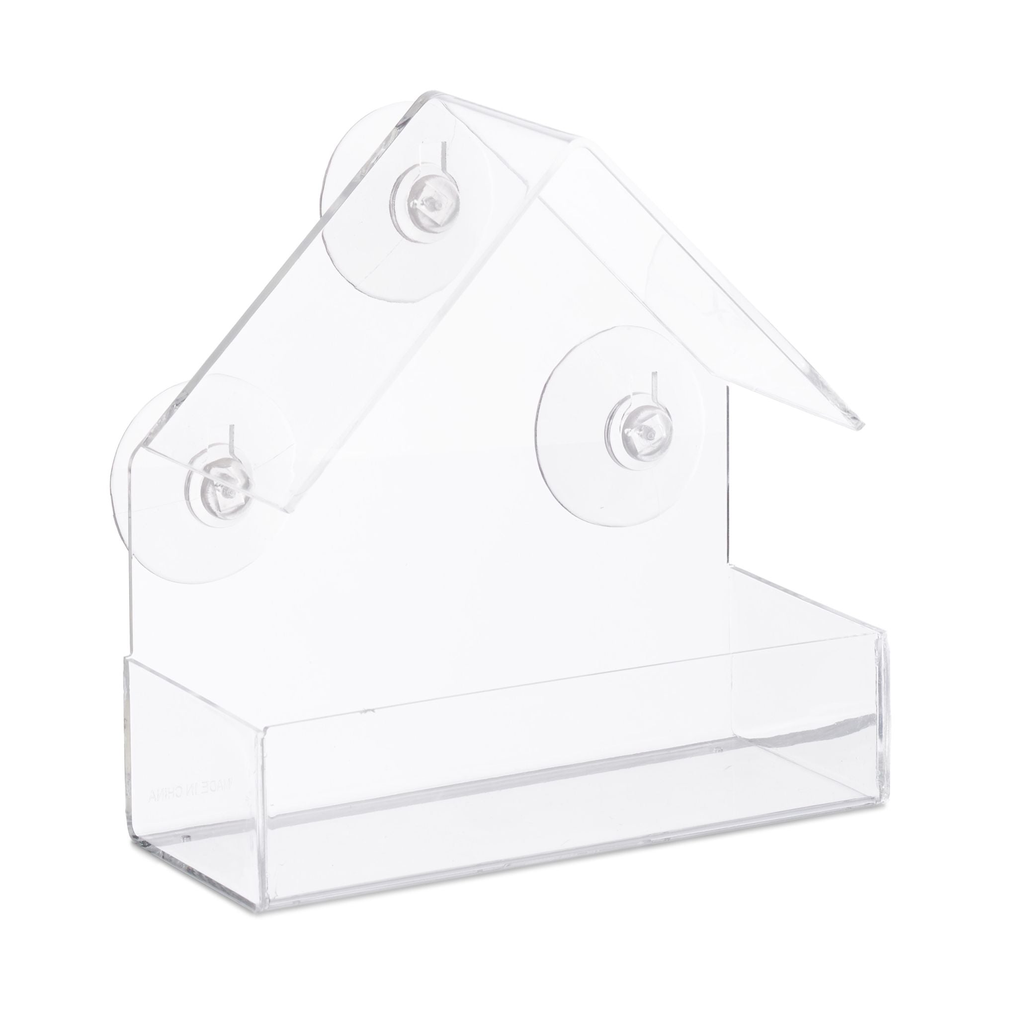 Fenster-Vogelfutterhaus Transparent von Relaxdays