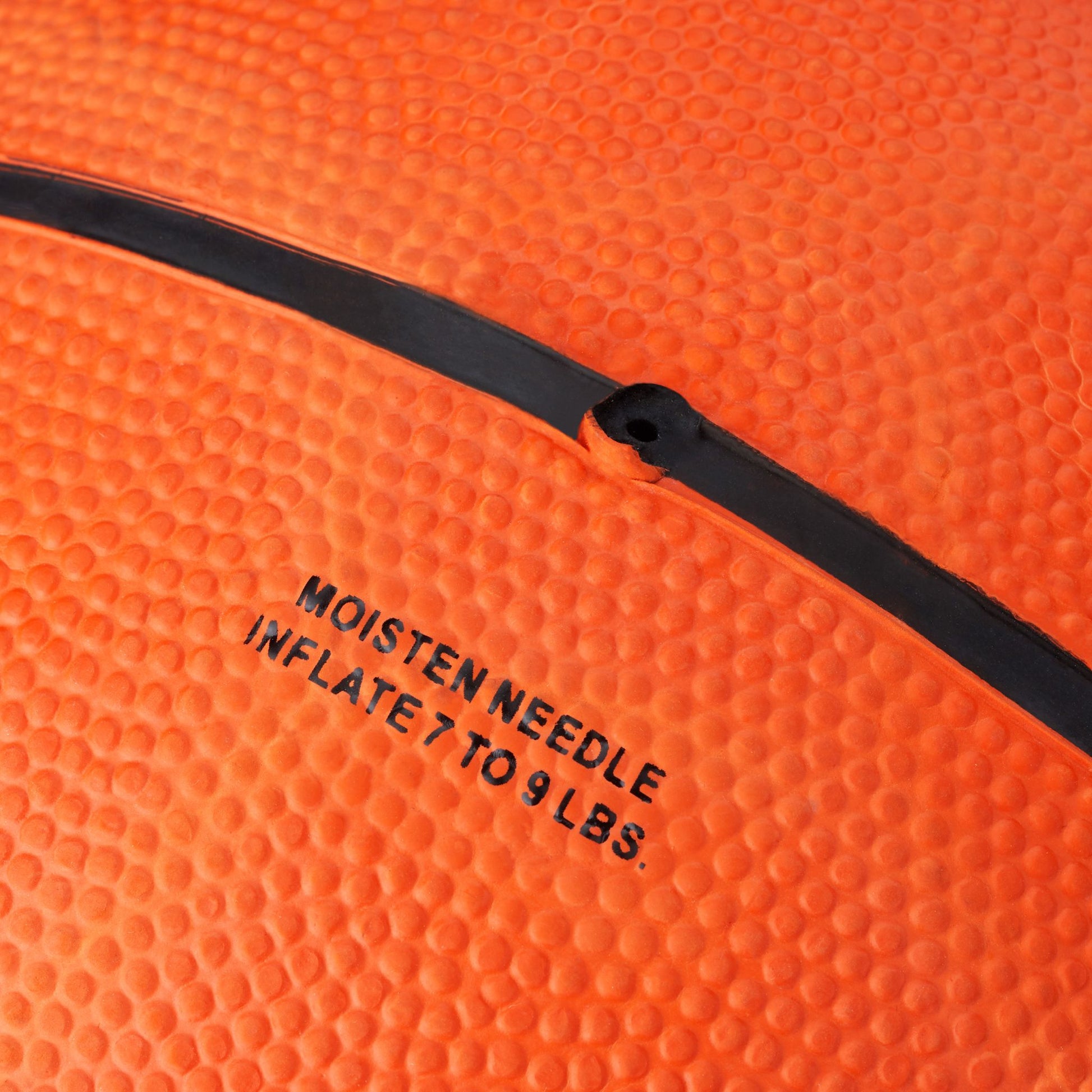Basketball Grösse 7 Orange-Schwarz von Relaxdays