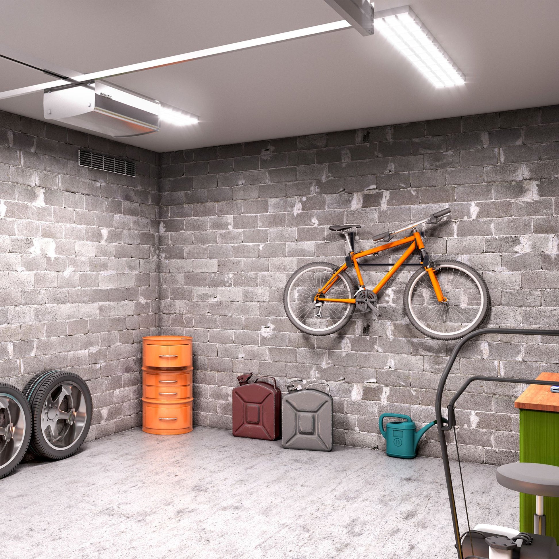 Fahrrad Wandhalterung Schwarz von Relaxdays