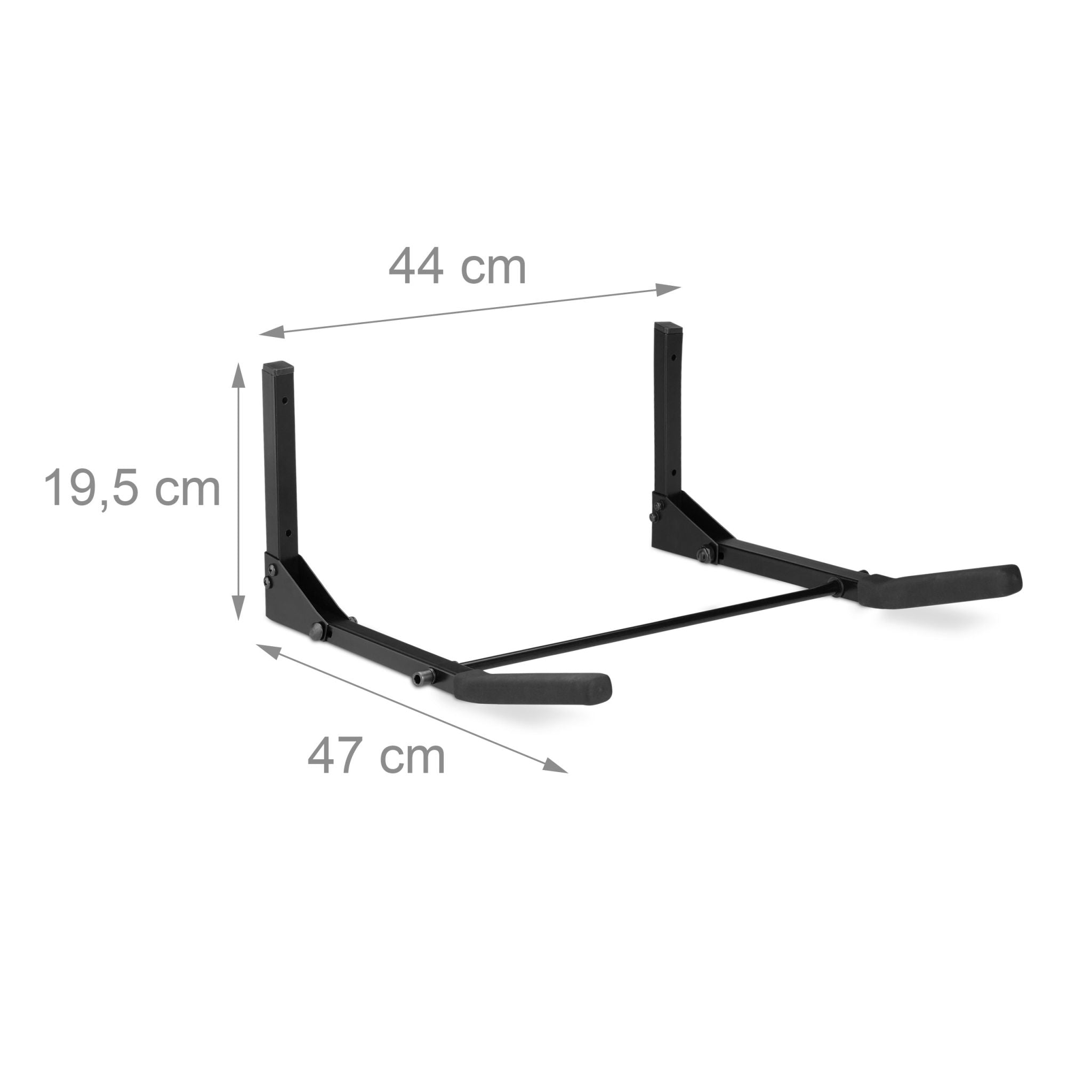 Fahrrad Wandhalterung Schwarz von Relaxdays