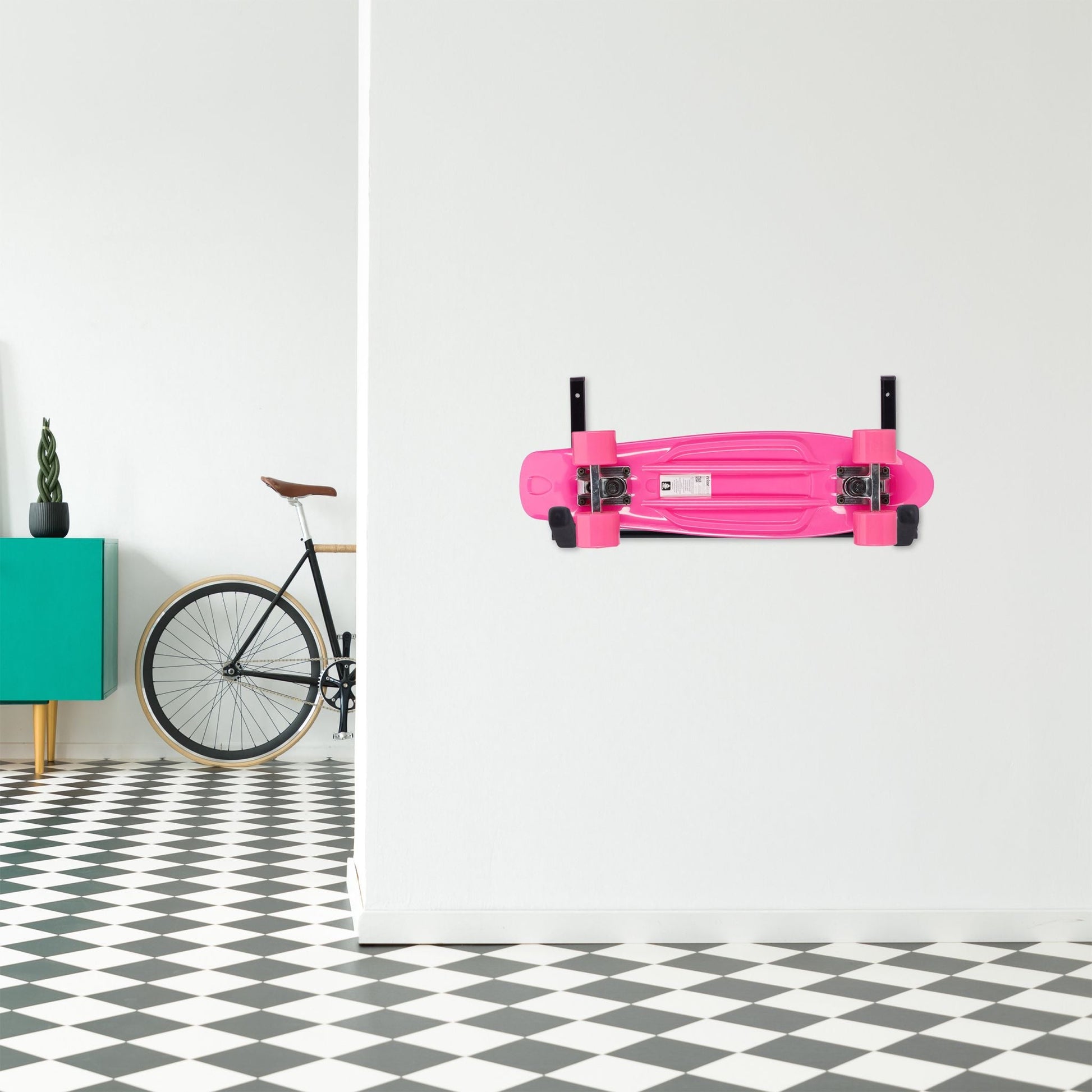 Fahrrad Wandhalterung Schwarz von Relaxdays