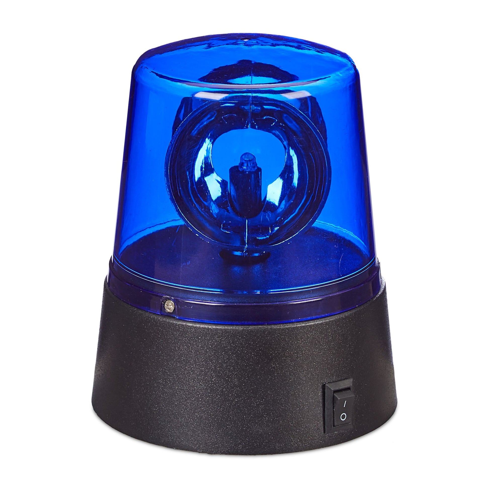 LED Blaulicht Blau-Schwarz von Relaxdays