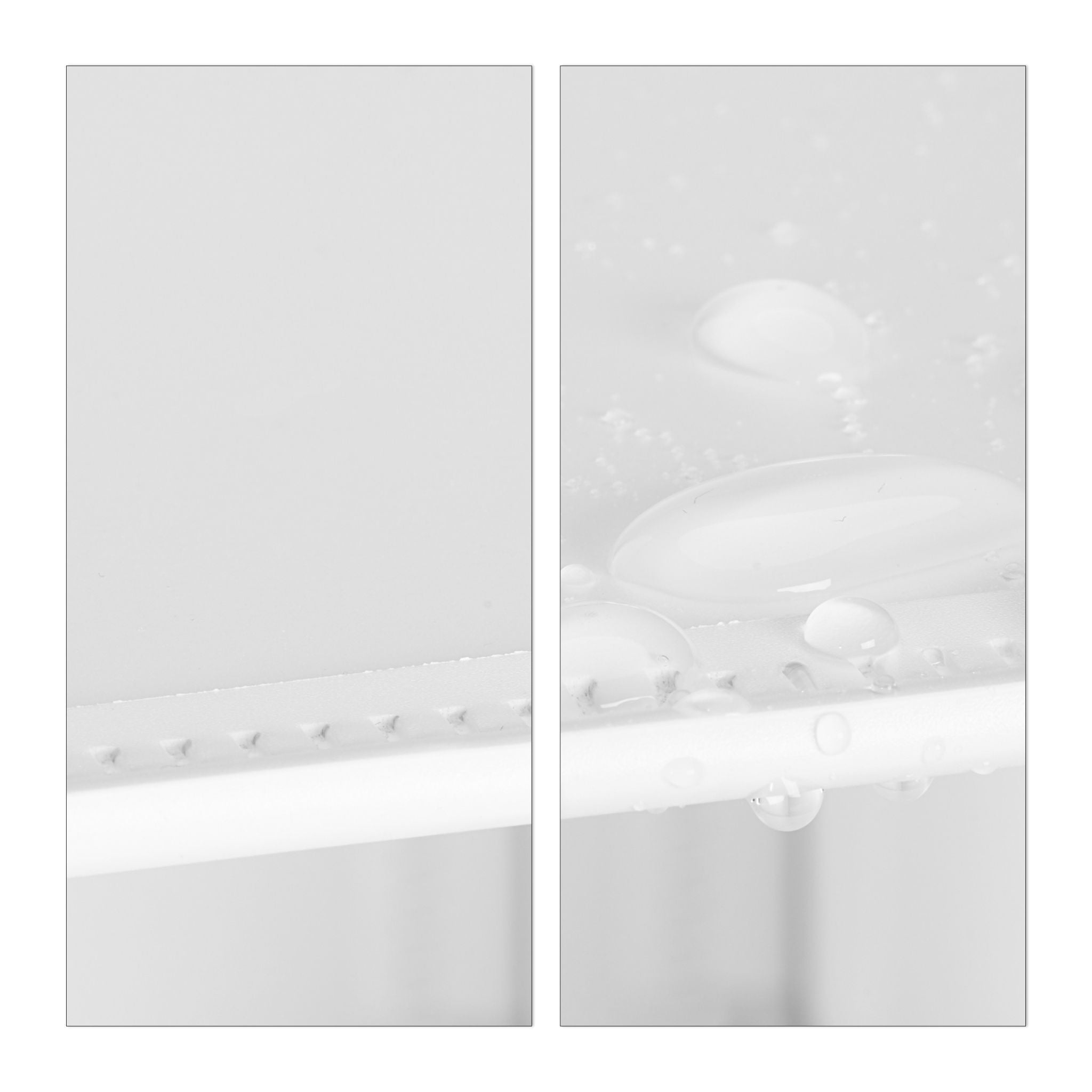 Regalsystem mit 6 Türen Weiss-Silber-Transparent von Relaxdays