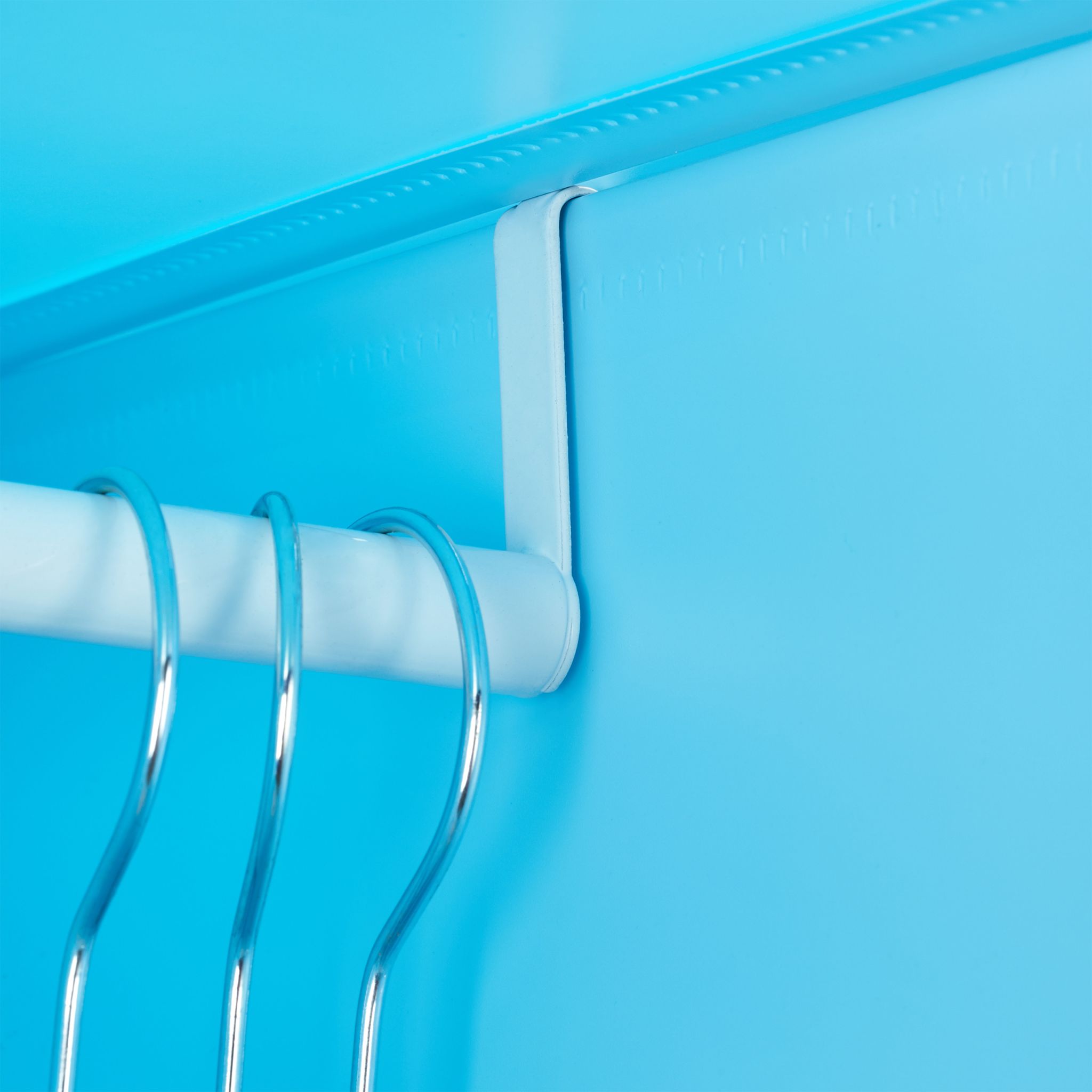 Steckregal Kinderzimmer mit Motiv Blau-Hellblau-Türkis von Relaxdays