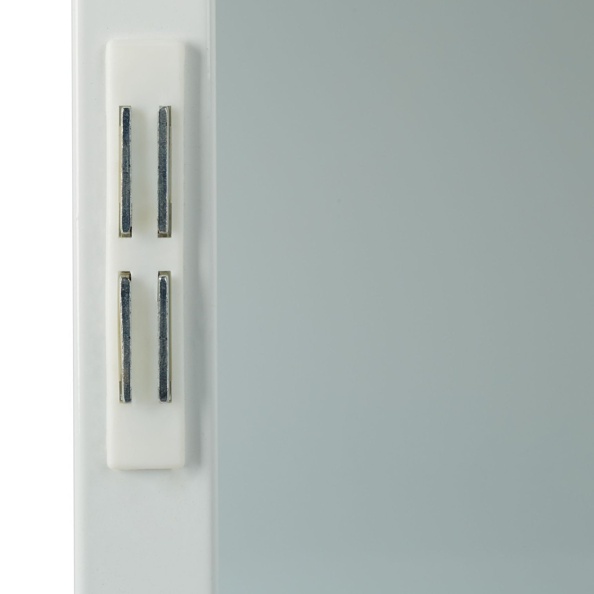 Spiegelschrank Bad Weiss-Transparent von Relaxdays