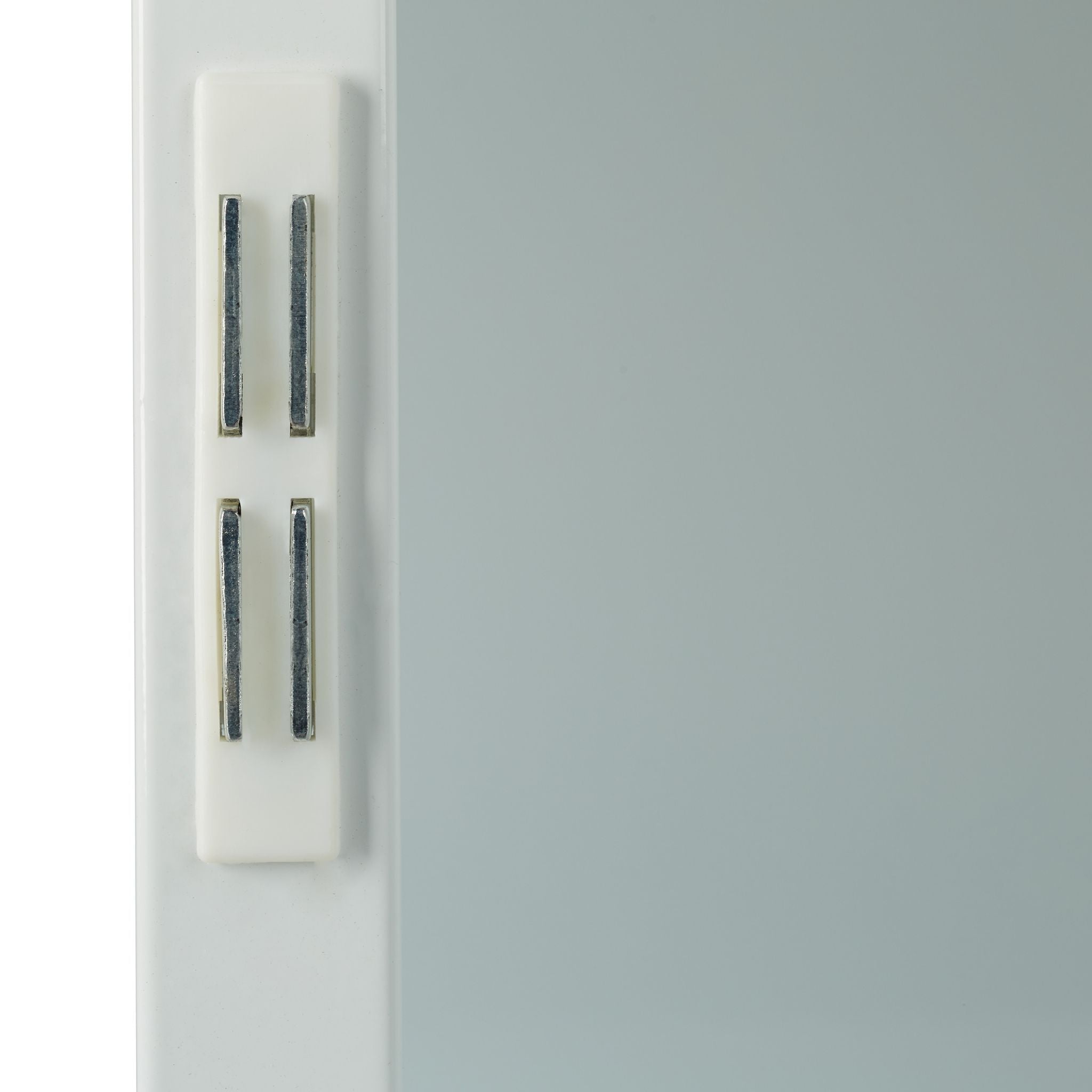 Spiegelschrank Bad Weiss-Transparent von Relaxdays