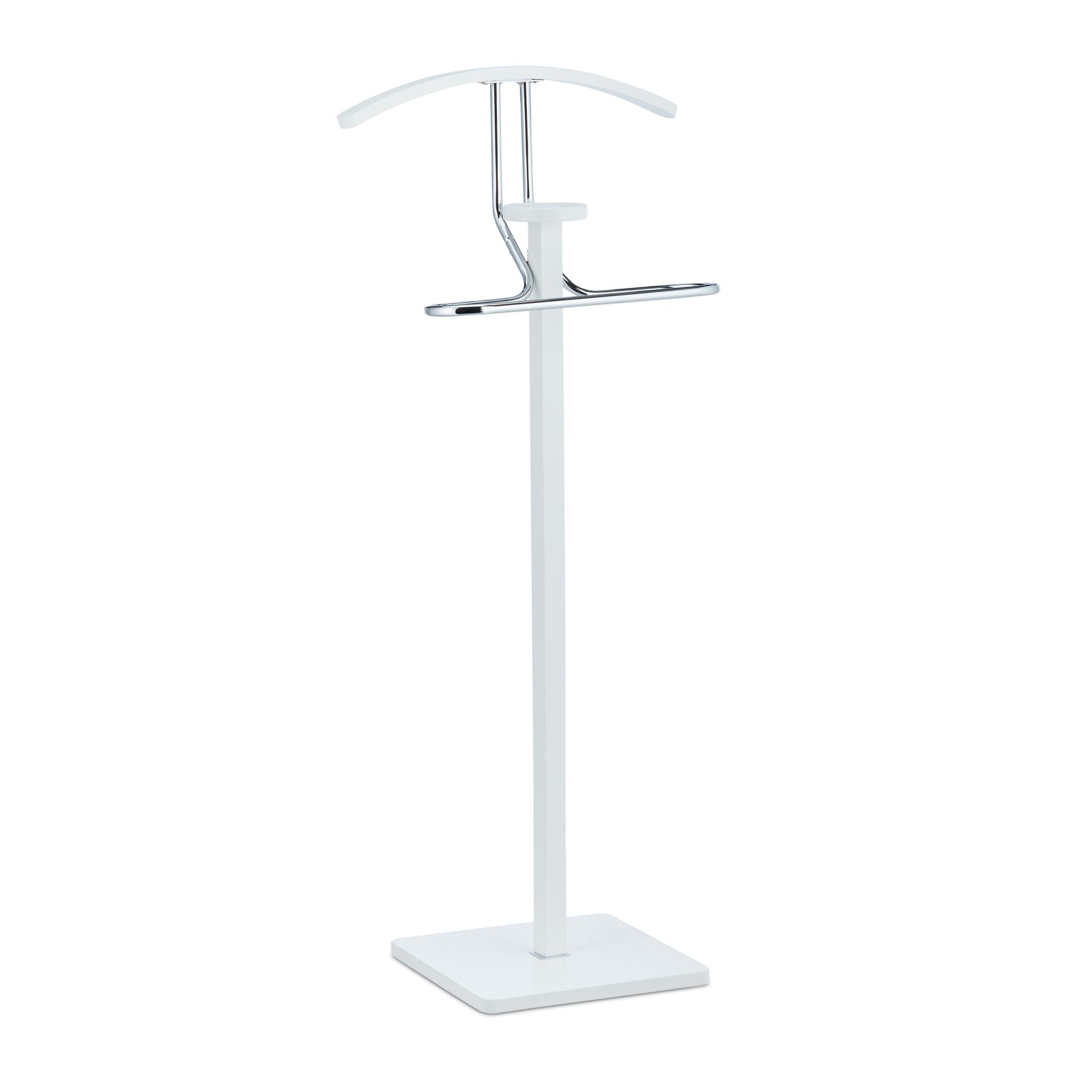 Stummer Diener Weiss-Silber