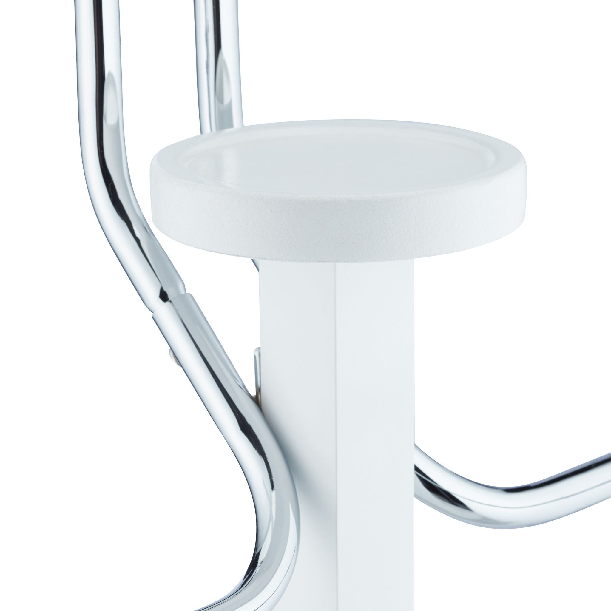 Stummer Diener Weiss-Silber