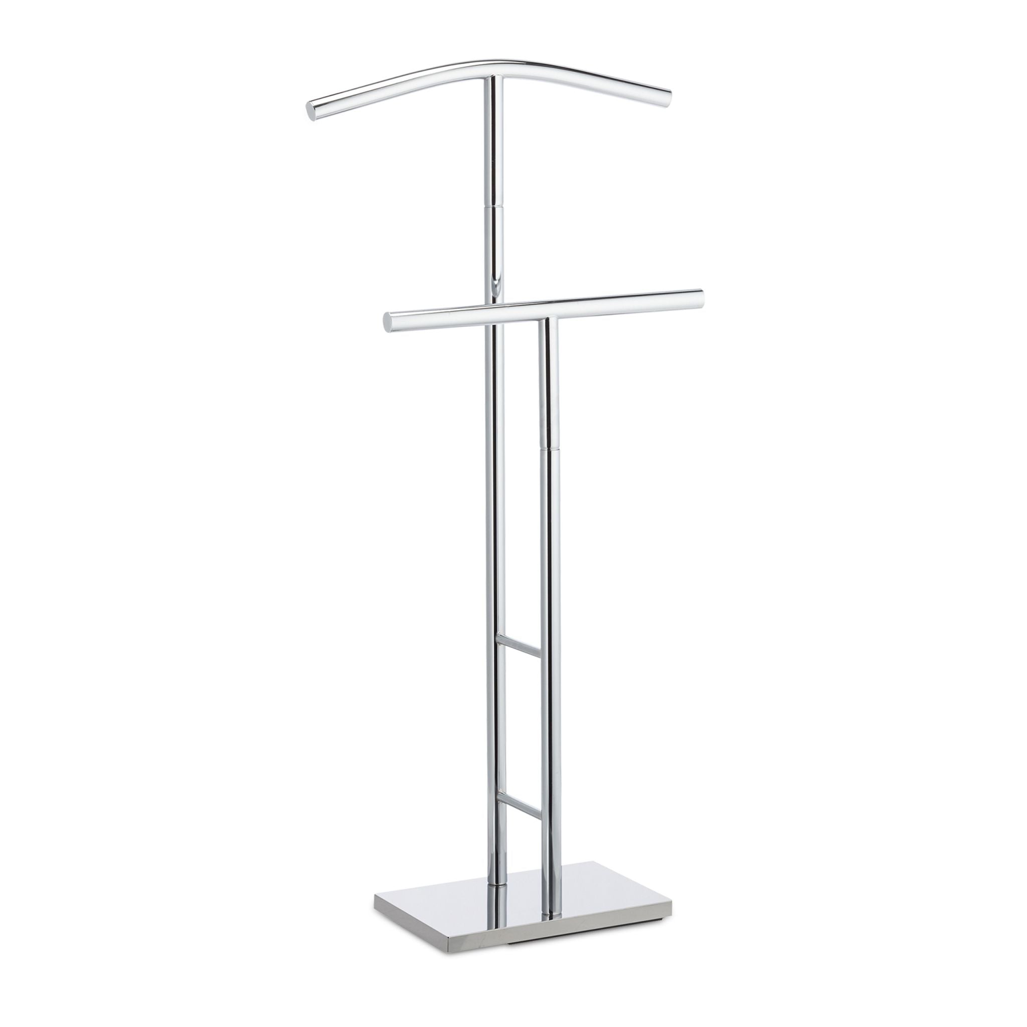 Herrendiener Chrom Silber von Relaxdays