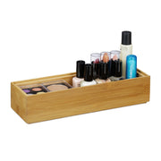 Ordnungsbox Bambus Hellbraun von Relaxdays