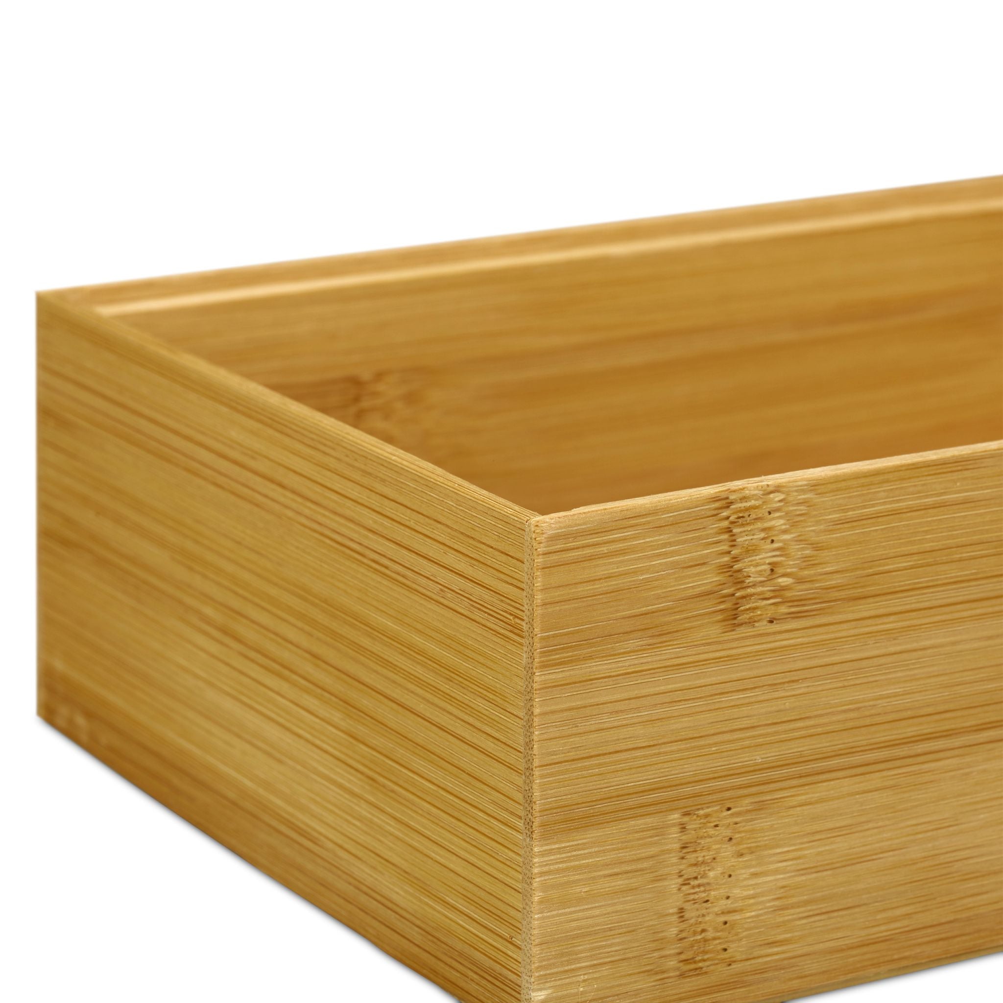 Ordnungsbox Bambus Hellbraun von Relaxdays