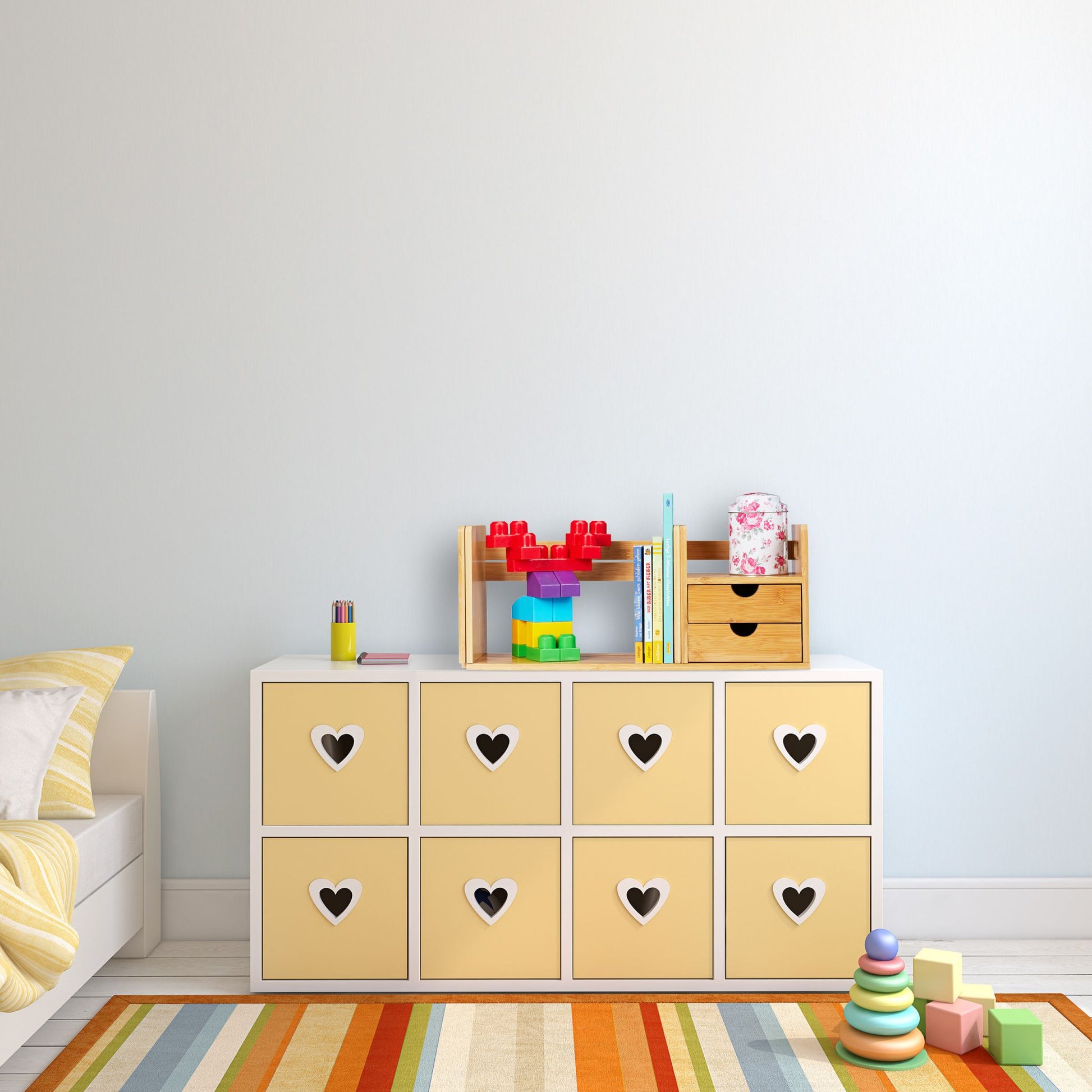 Schreibtisch Organizer Bambus Hellbraun von Relaxdays