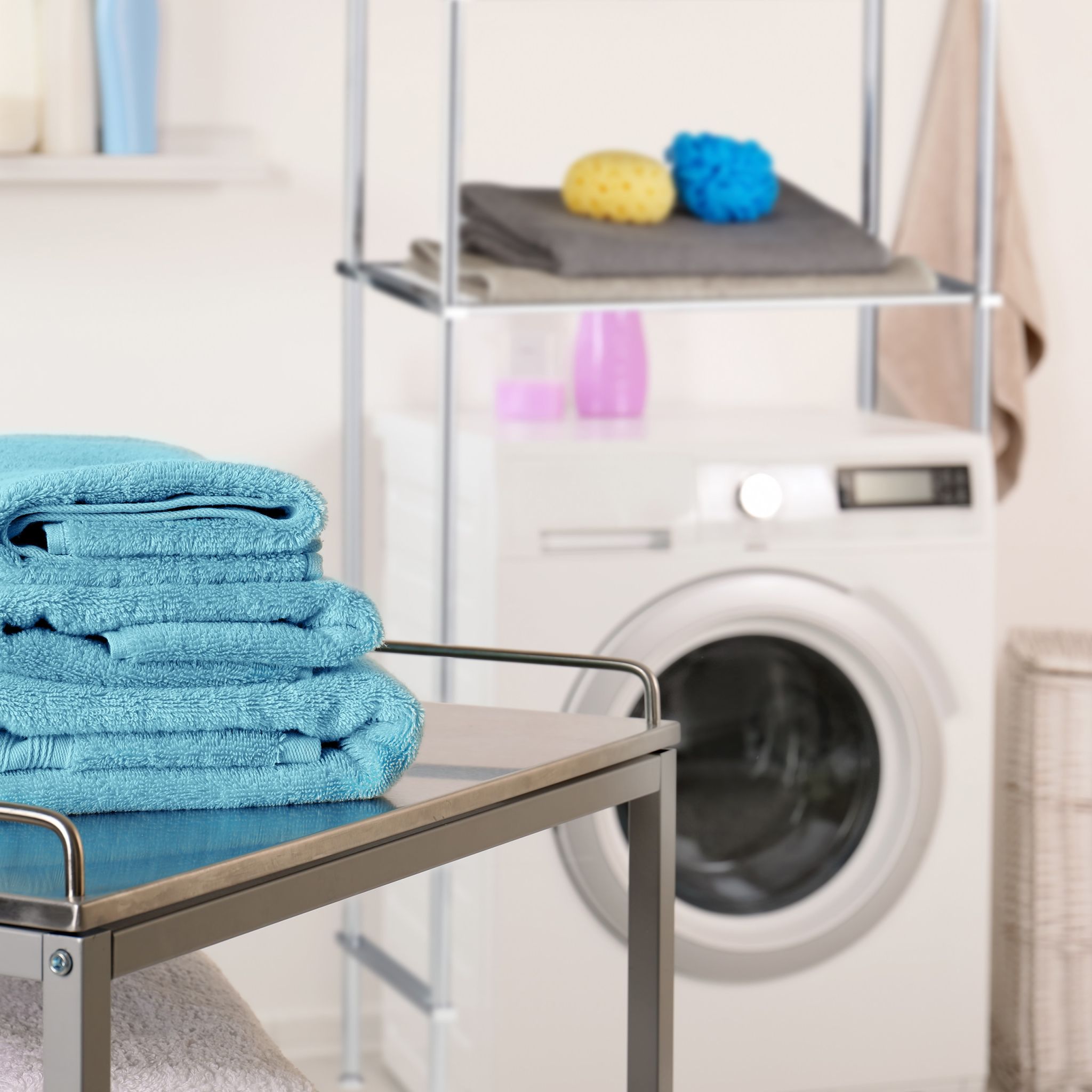 Überbauregal Waschmaschine 3 Ablagen Silber von Relaxdays