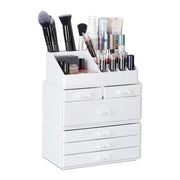 Kosmetikorganizer mit 6 Schubladen Weiss von Relaxdays