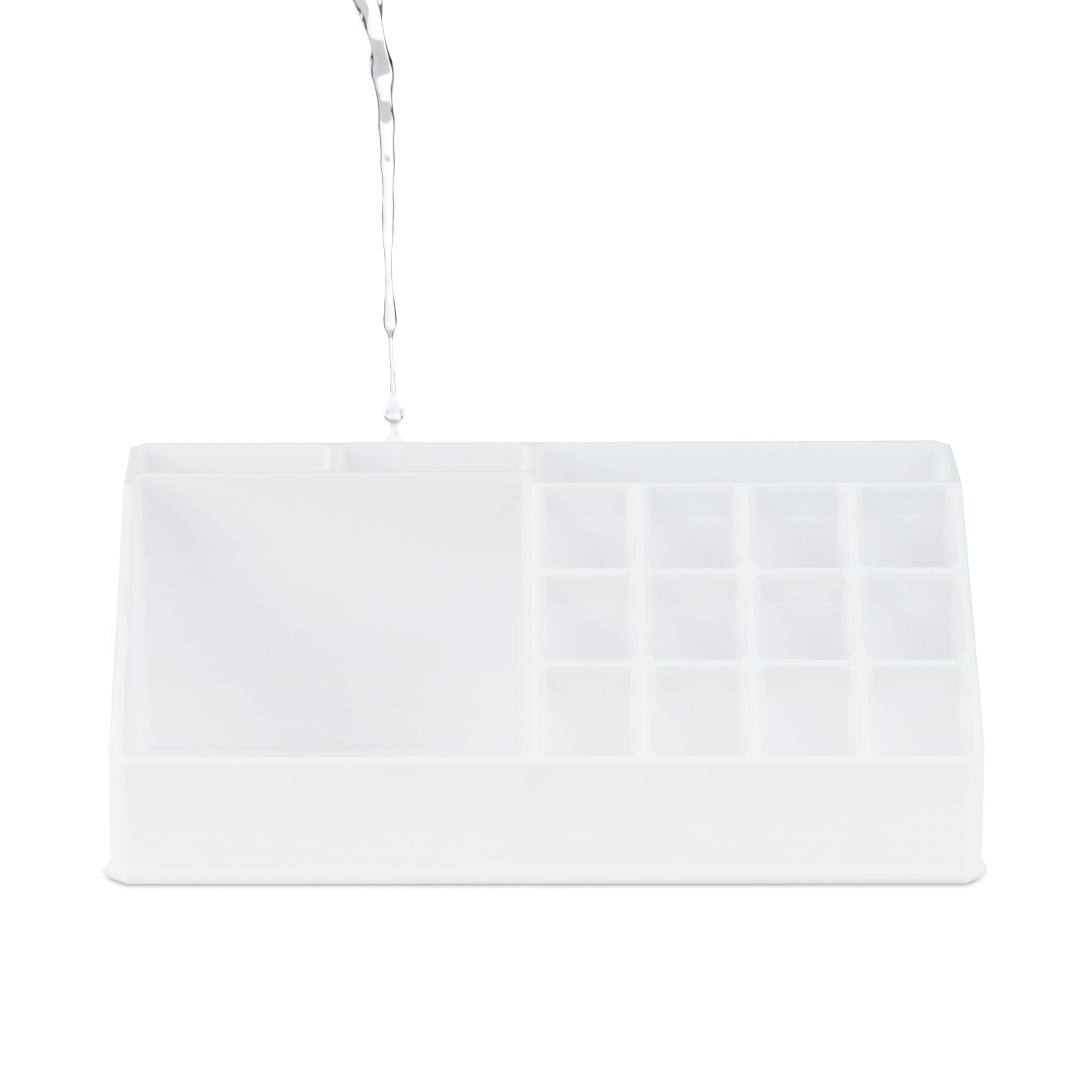 Kosmetikorganizer Acryl Weiss von Relaxdays
