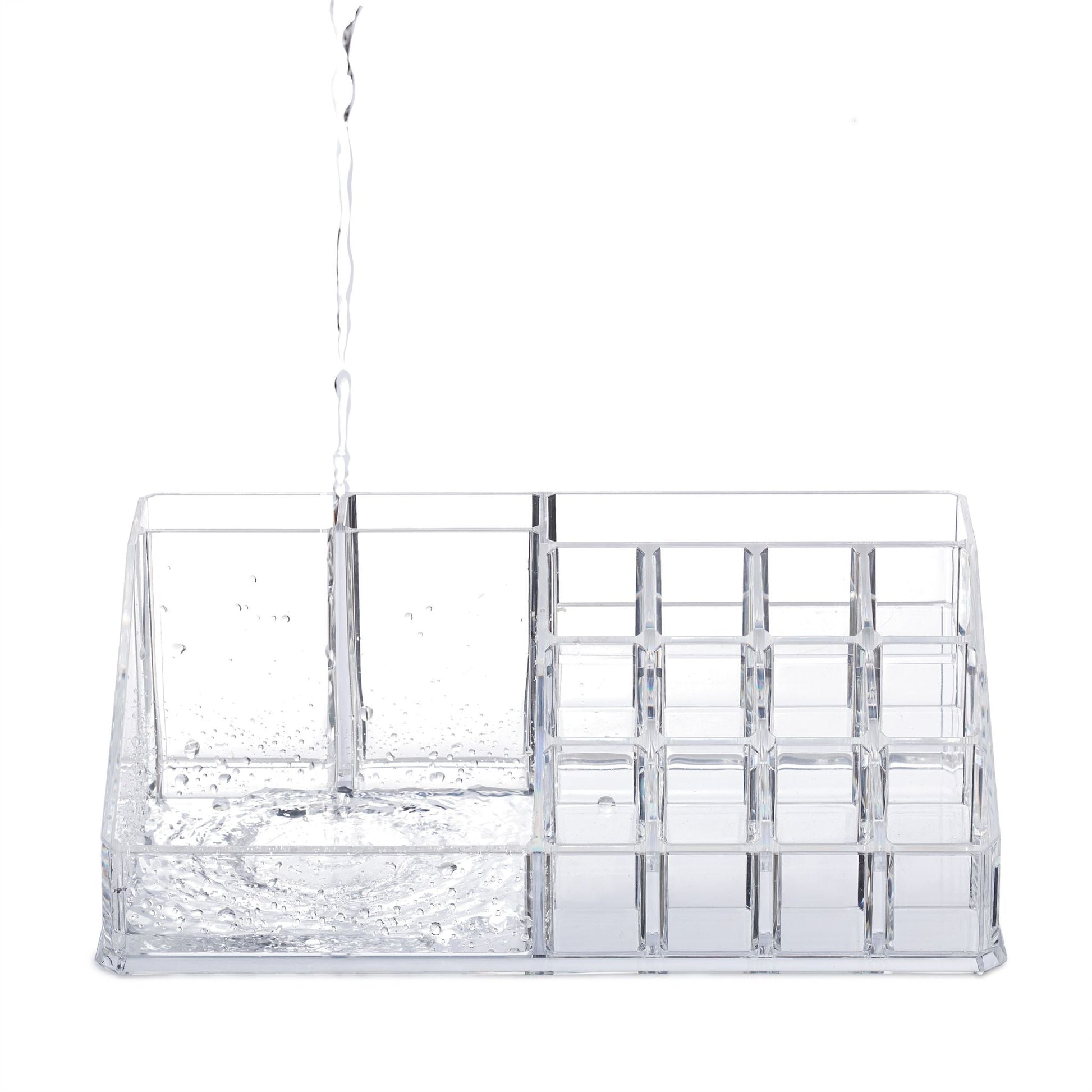 Kosmetikorganizer Acryl Transparent von Relaxdays