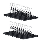 Hosenbügel Metall Schwarz-Silber von Relaxdays