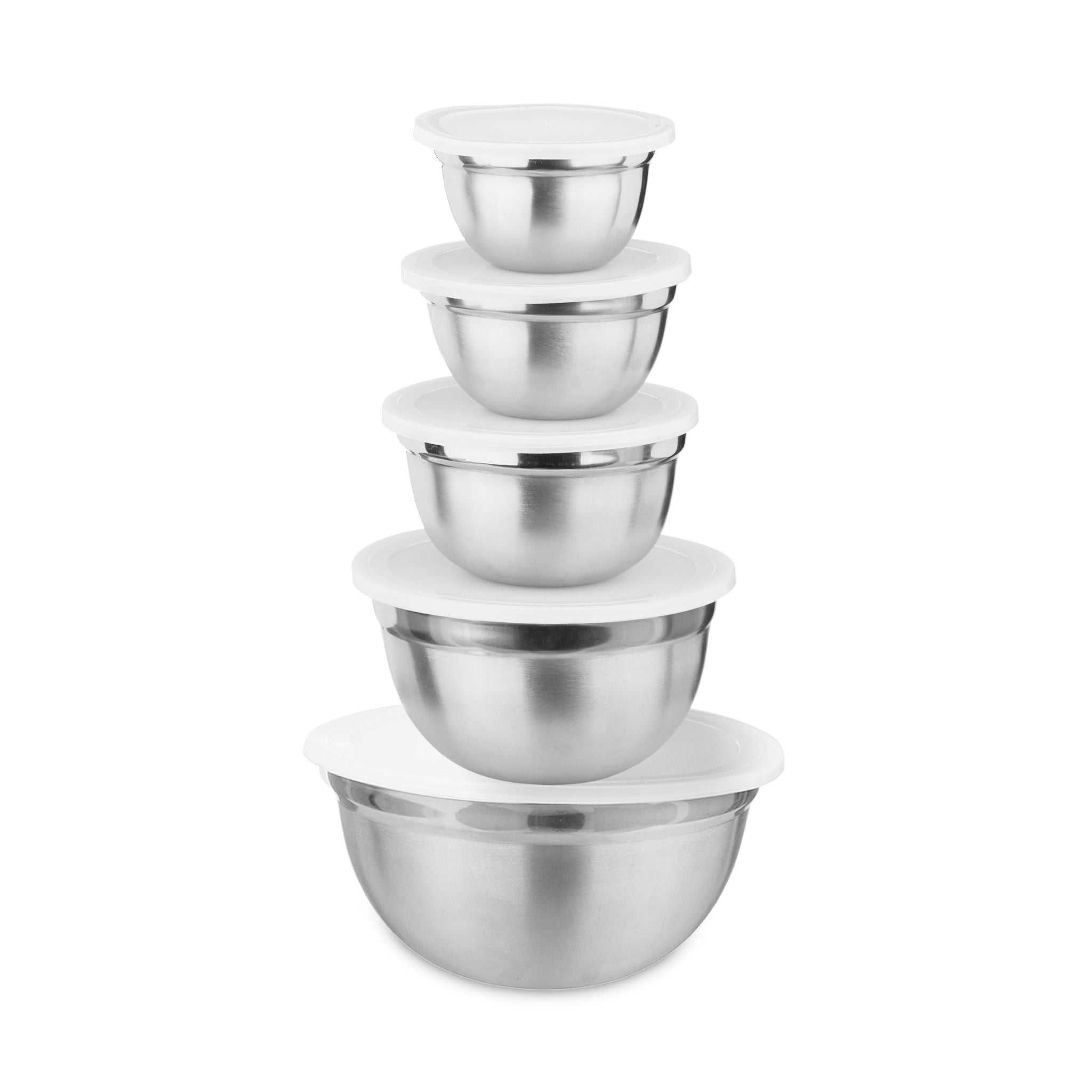 Küchen Set 18-teilig Weiss-Silber von Relaxdays