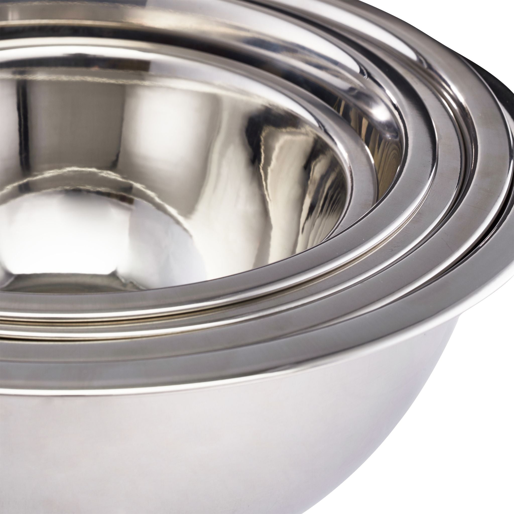 Rührschüssel Set 5-teilig Silber von Relaxdays