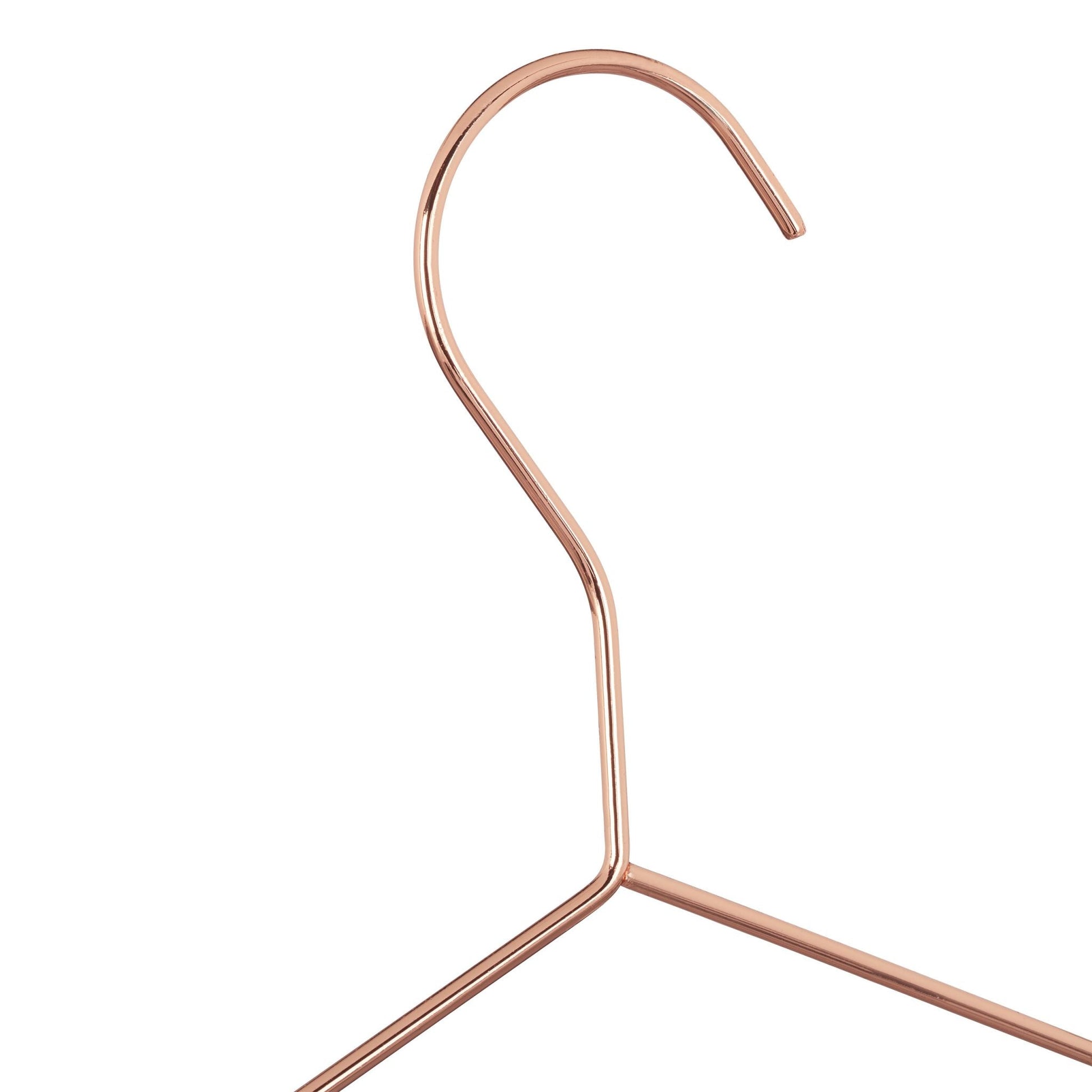 Kleiderbügel roségold 10er-Set Kupfer von Relaxdays