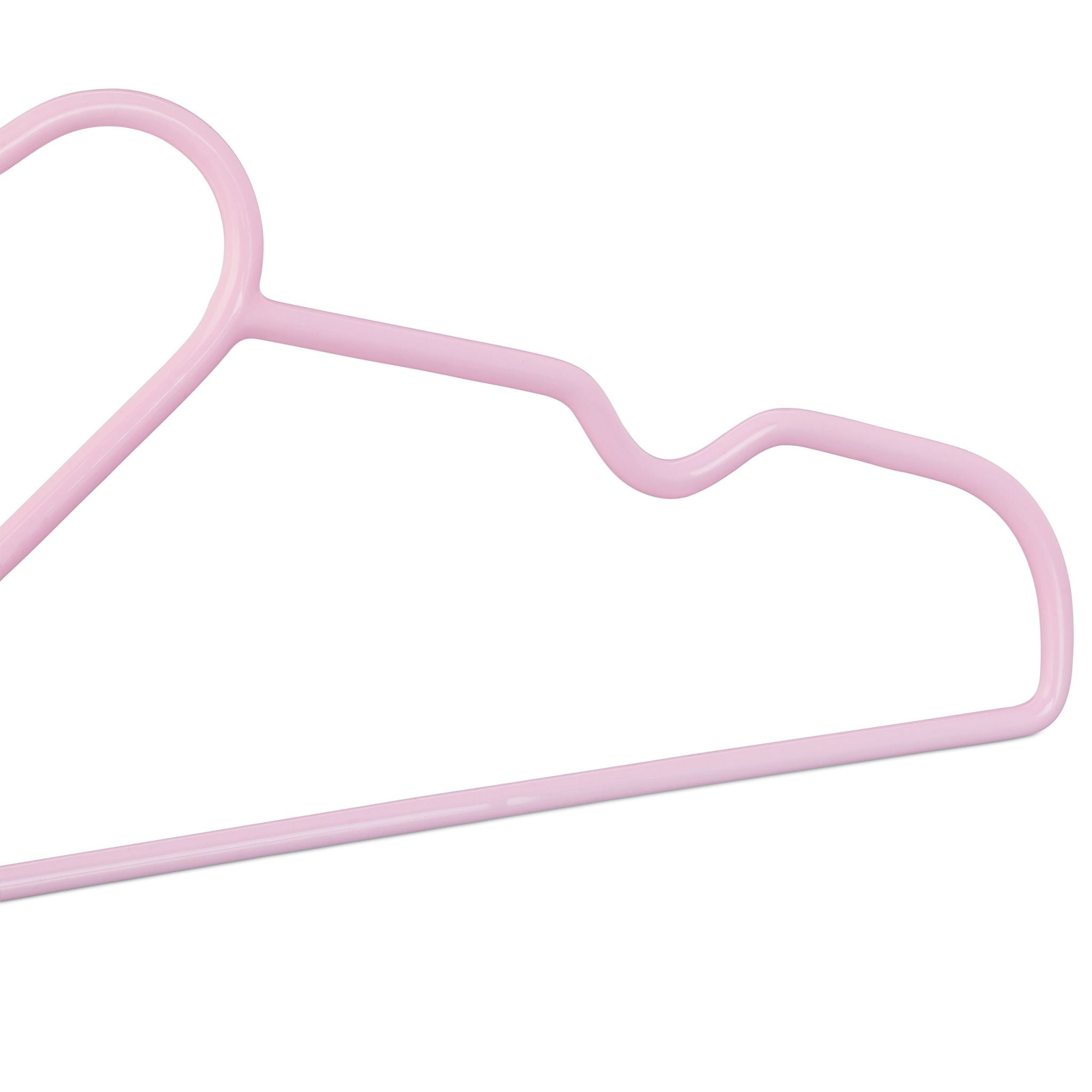 Kinderkleiderbügel 10er-Set Rosa-Silber von Relaxdays