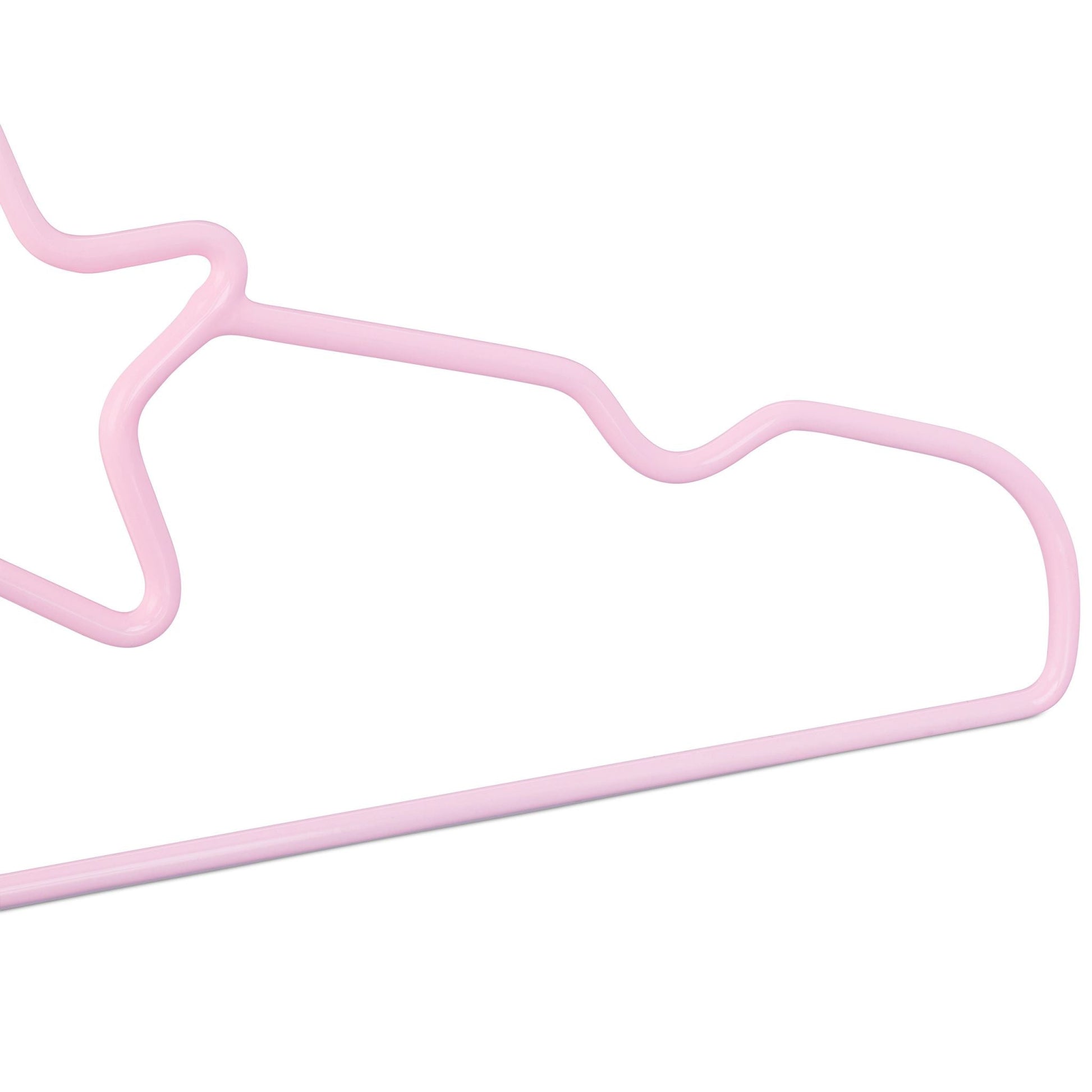 Kinderkleiderbügel 10er-Set Rosa-Silber von Relaxdays