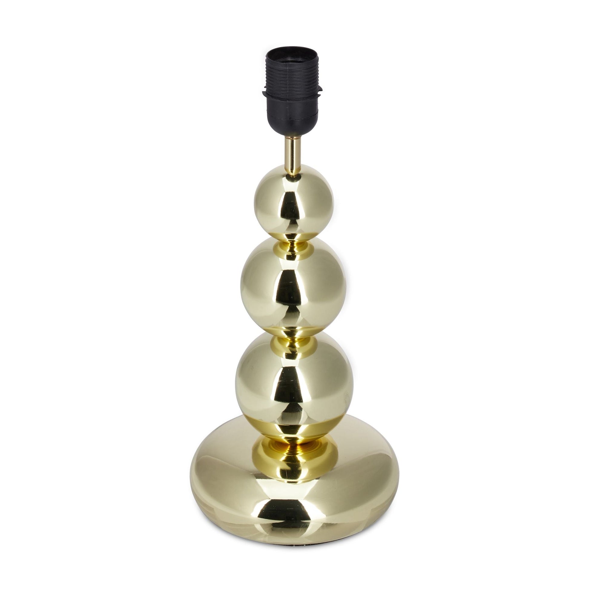 Tischlampe Gold Weiss-Gold-Schwarz von Relaxdays