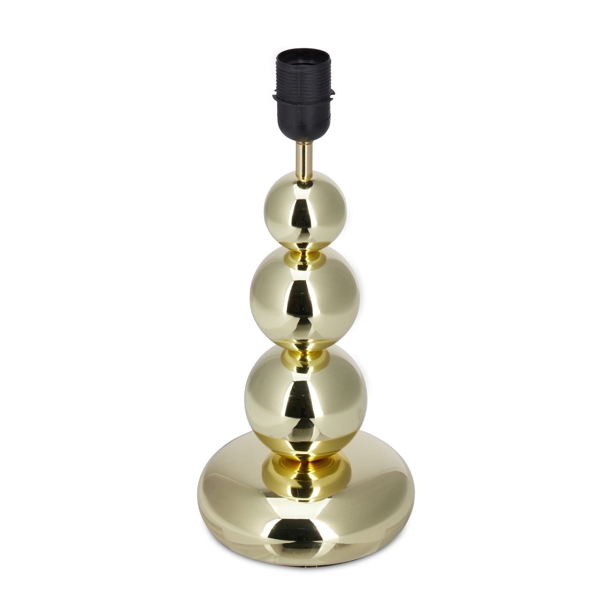 Tischlampe Gold Weiss-Gold-Schwarz von Relaxdays