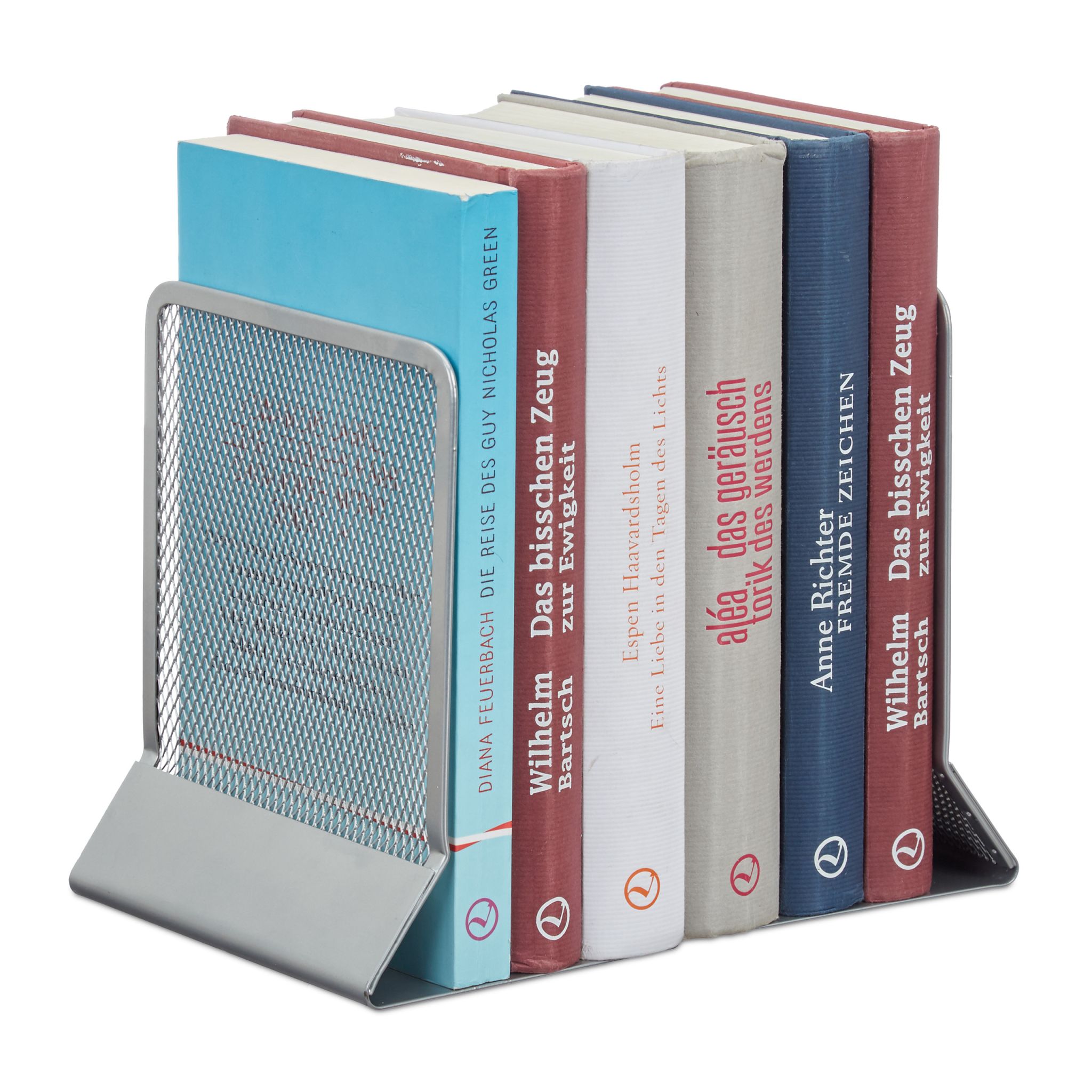 Buchstütze gross 2er-Set Silber