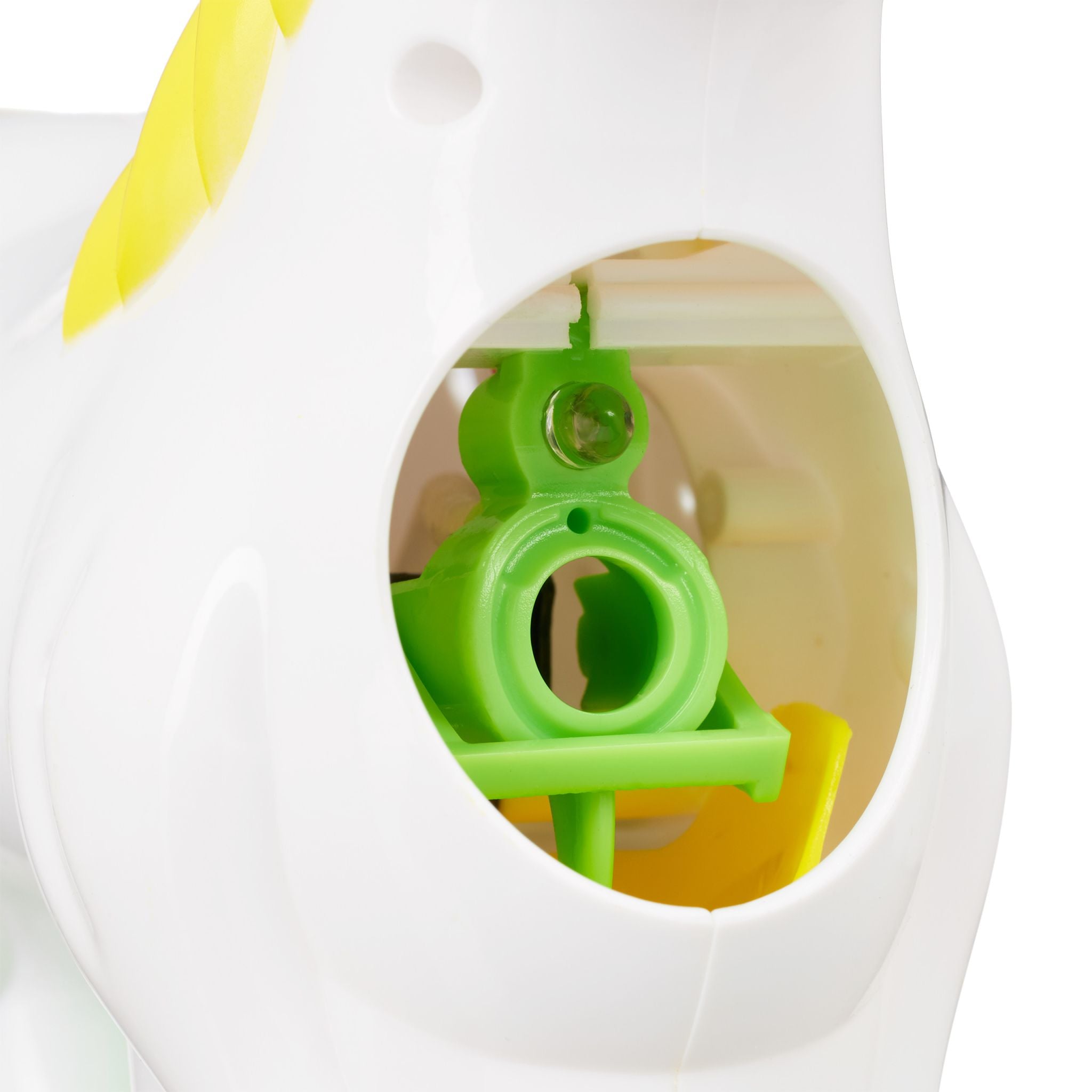 Einhorn Seifenblasenpistole Weiss-Gelb-Grün von Relaxdays