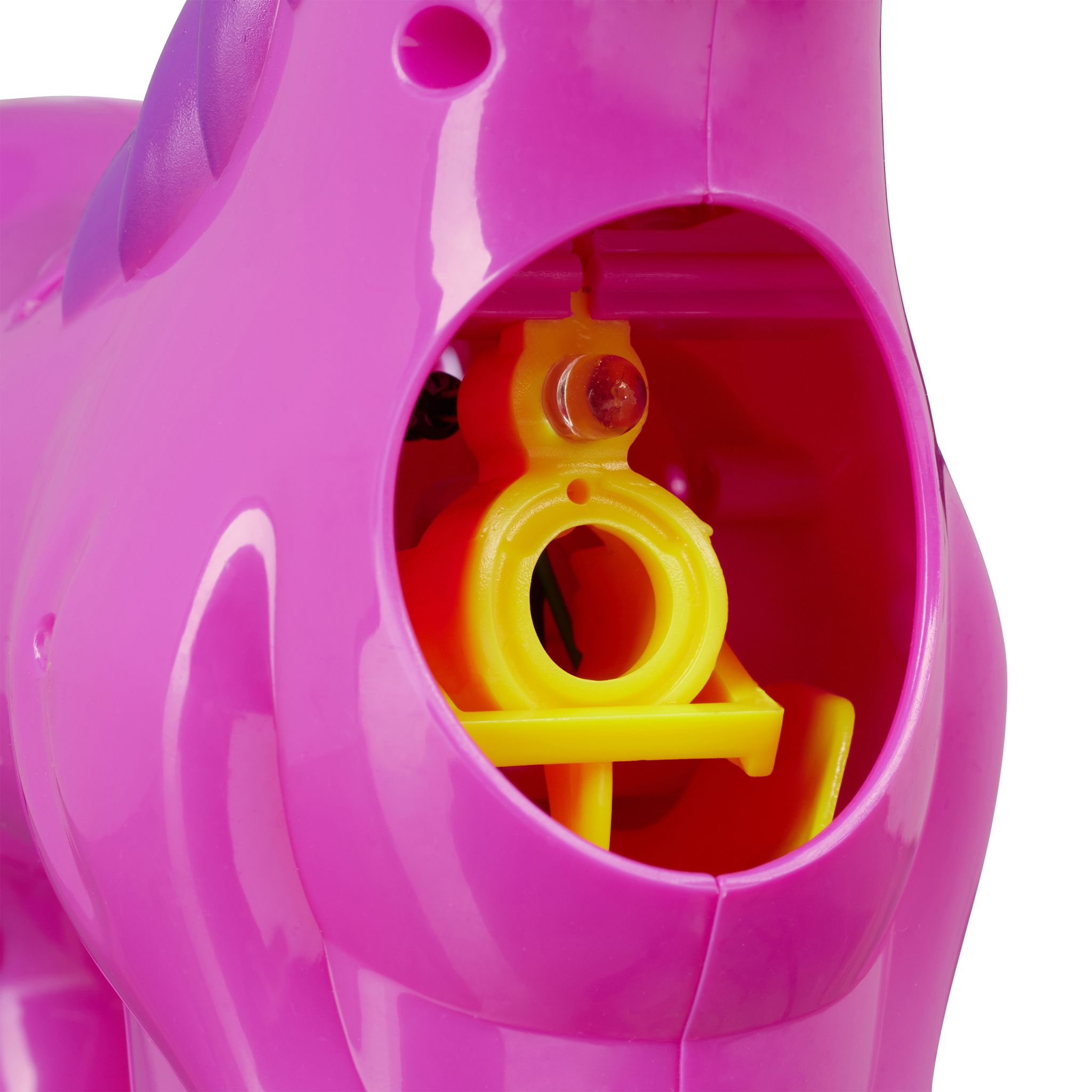 Einhorn Seifenblasenpistole Gelb-Lila-Pink von Relaxdays