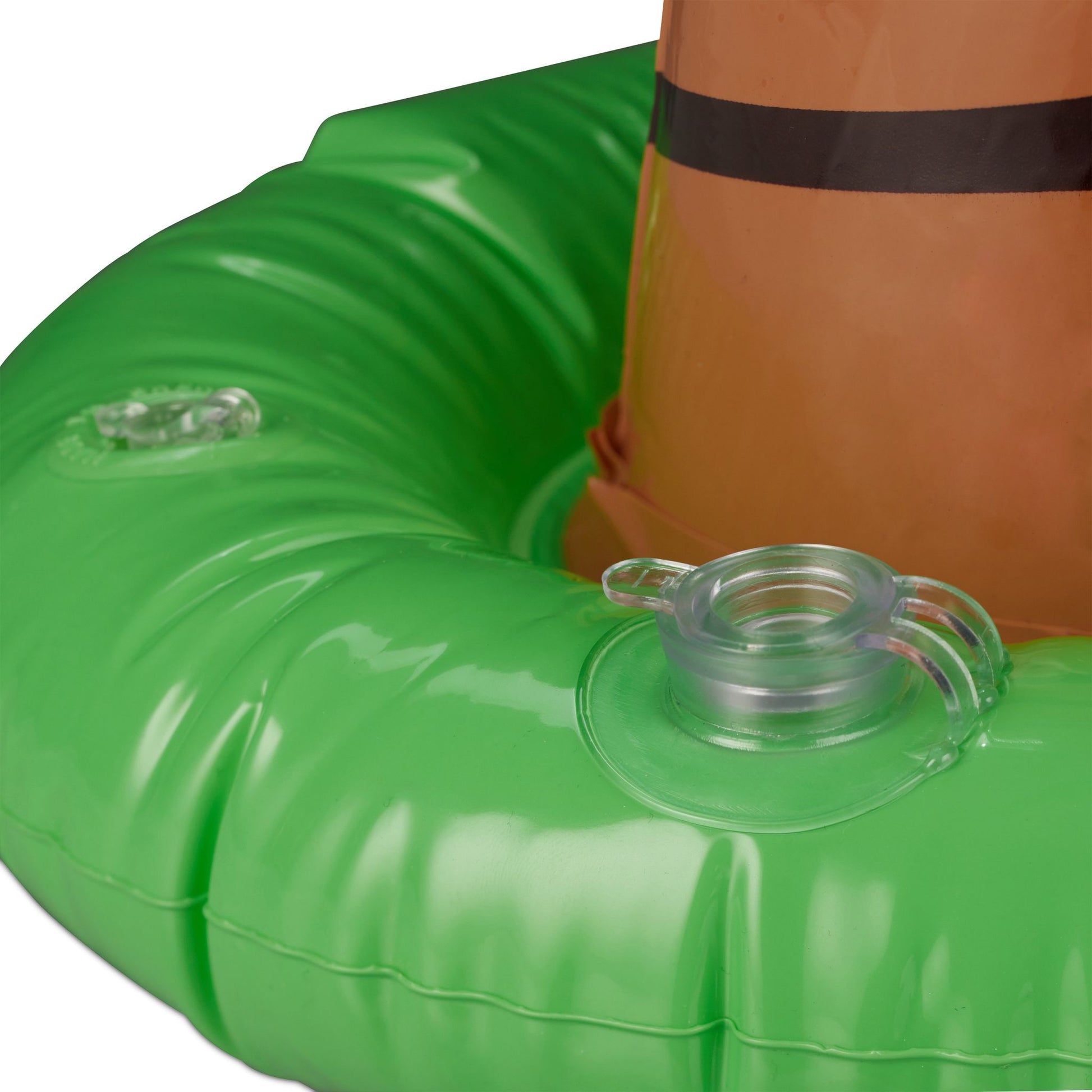 Aufblasbare Palme XL Braun-Grün-Schwarz von Relaxdays